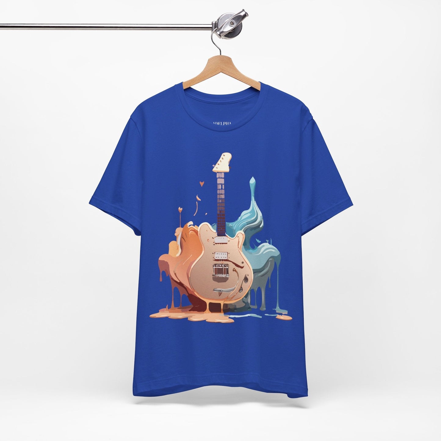 Adelpha Vintage Inspired Graphic Music T Shirt Unisex Short Sleeve Tee For Everyday Wear