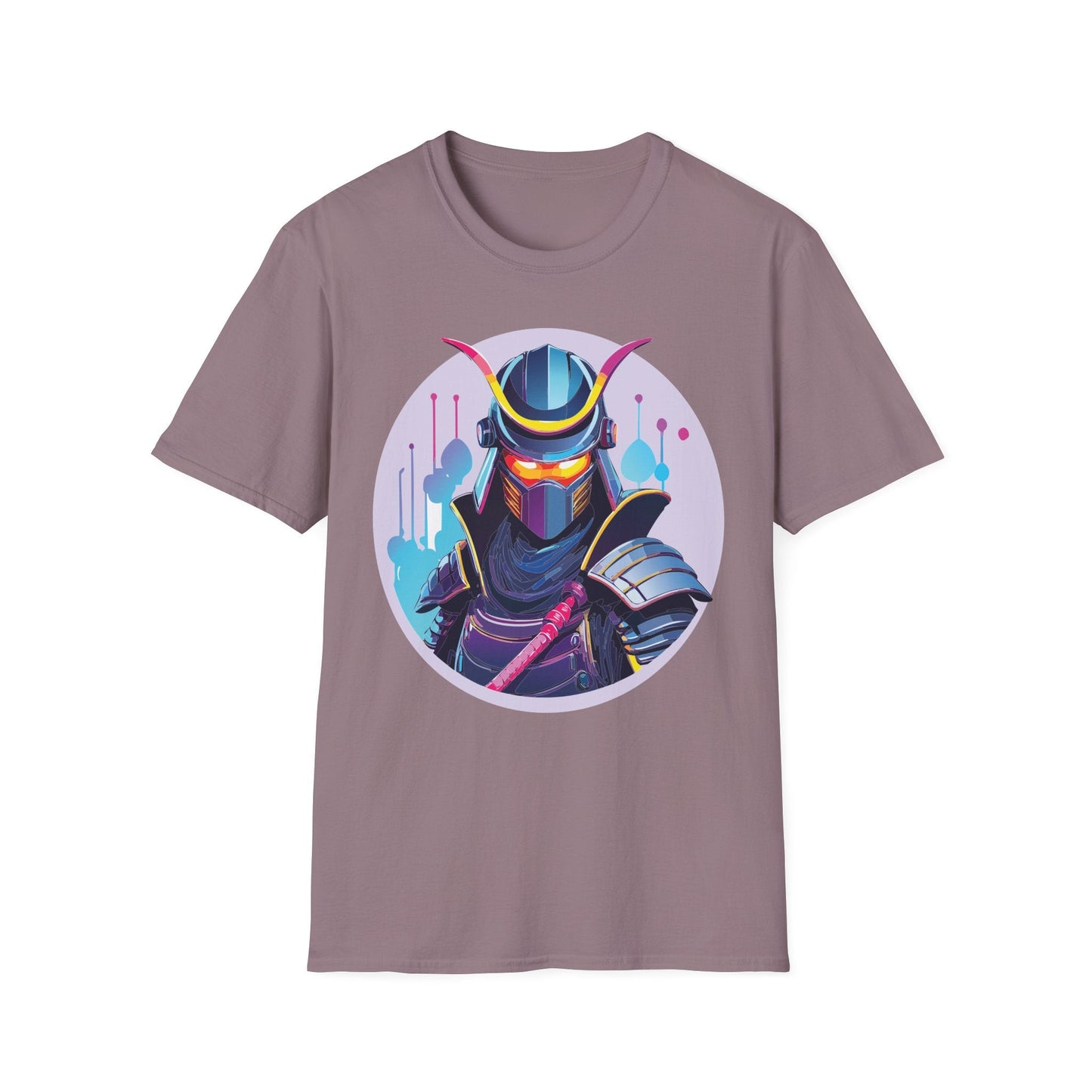 Unisex Samurai Shirt Gildan Softstyle Tee Hundred Percent Ring Spun Cotton Comfort