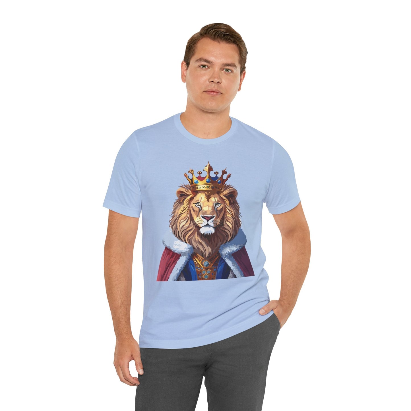 Unisex Animal Tee Shirt With Wild Animal Art Design Softstyle Comfort Tee Gildan 64000