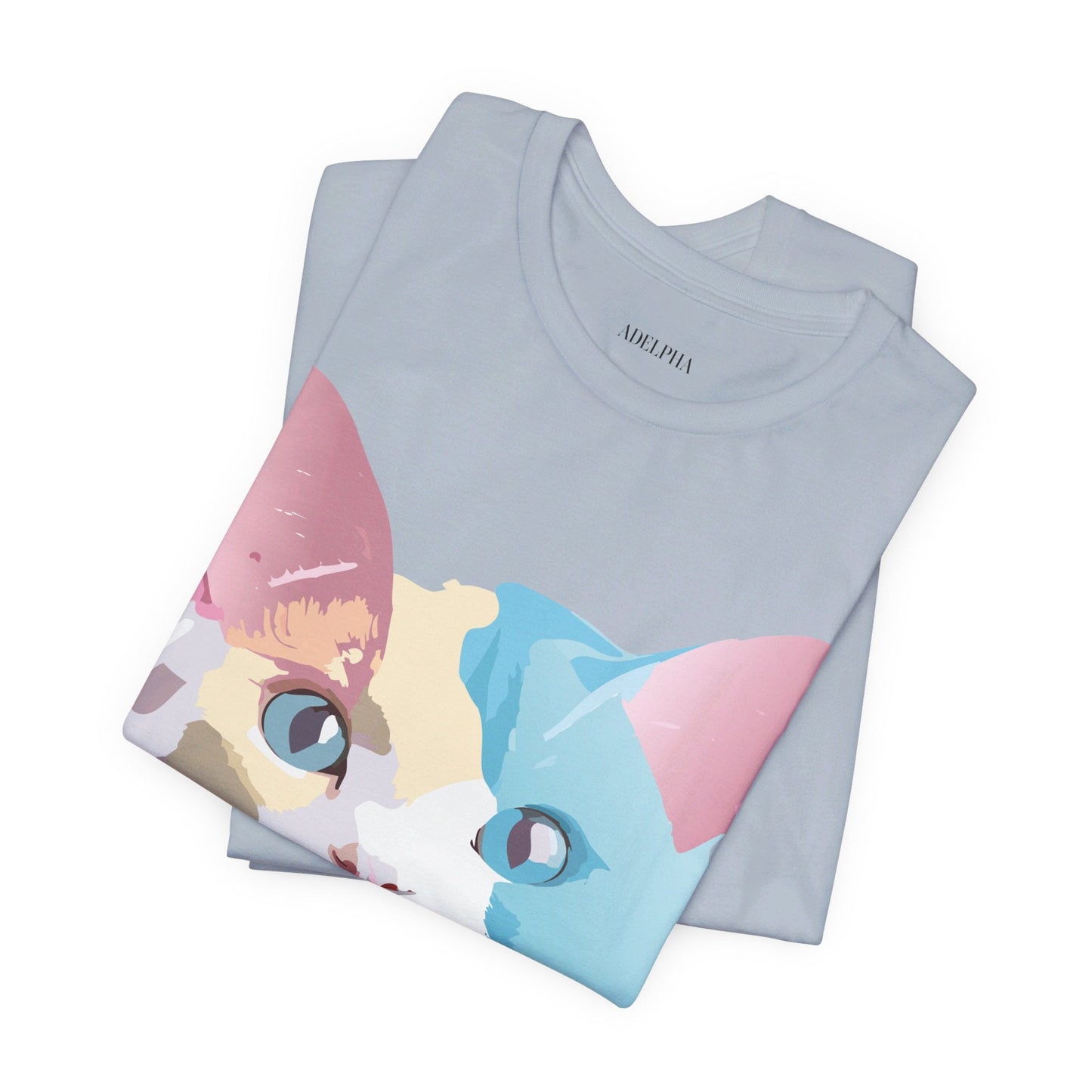 Cat Graphic Tee Unisex Jersey Short Sleeve By Adelpha Art Design