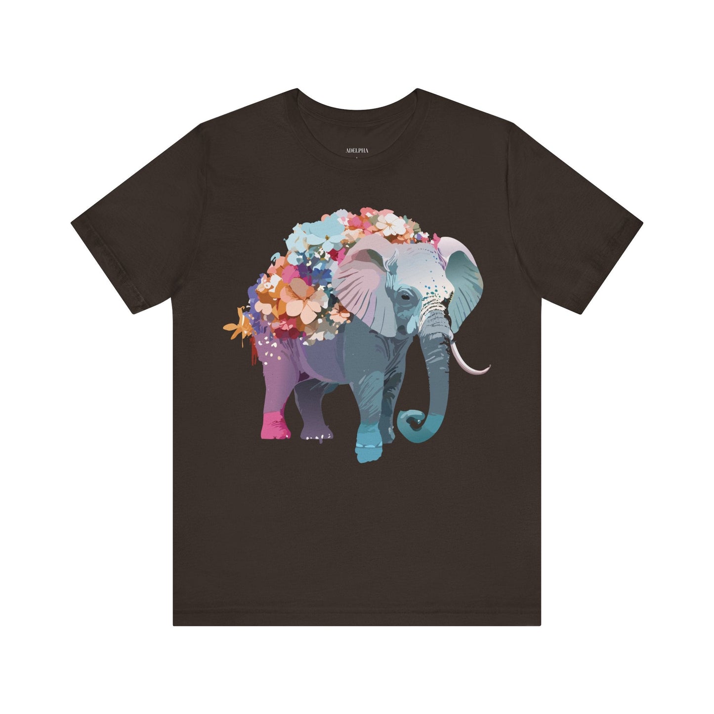 Elephant Graphic T Shirt Unisex Vintage Inspired Adelpha Artwork Short Sleeve Tee