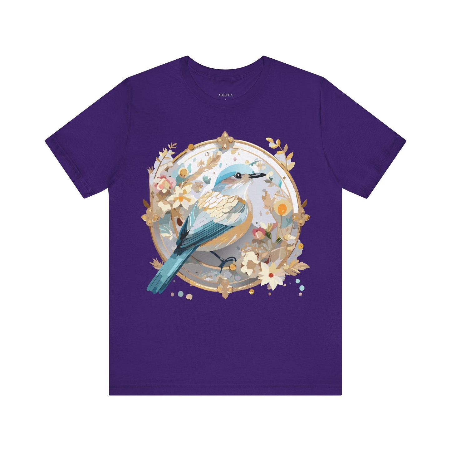 Adelpha Medallion Graphic Tee Unisex Jersey Short Sleeve Vintage Art Design Shirt
