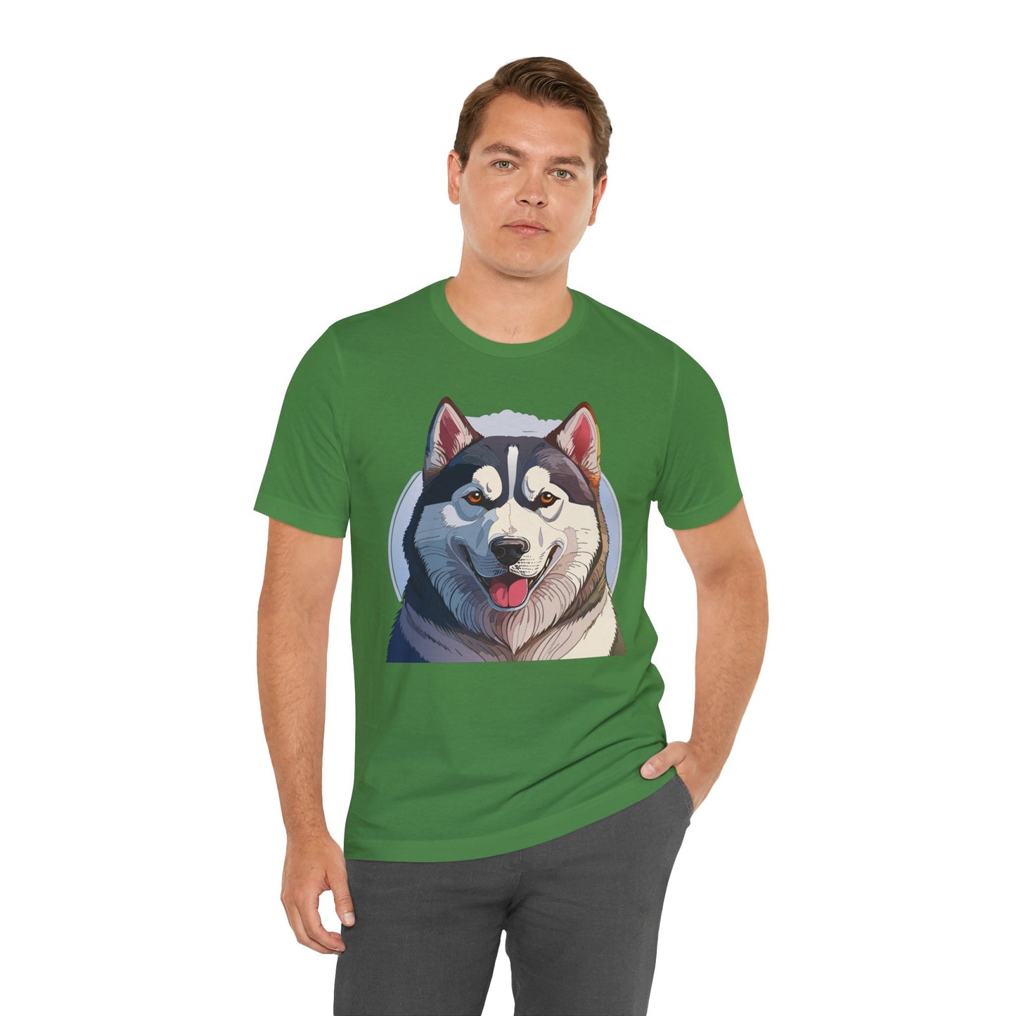 Unisex Animal Shirt Art Design Tee With Wild Animals Graphic Print Short Sleeve Style