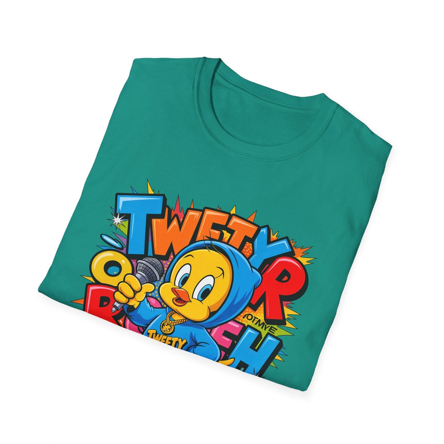 Cartoon T Shirt With Animation Funny Animals Tee Unisex Gildan Softstyle 64000 Pro