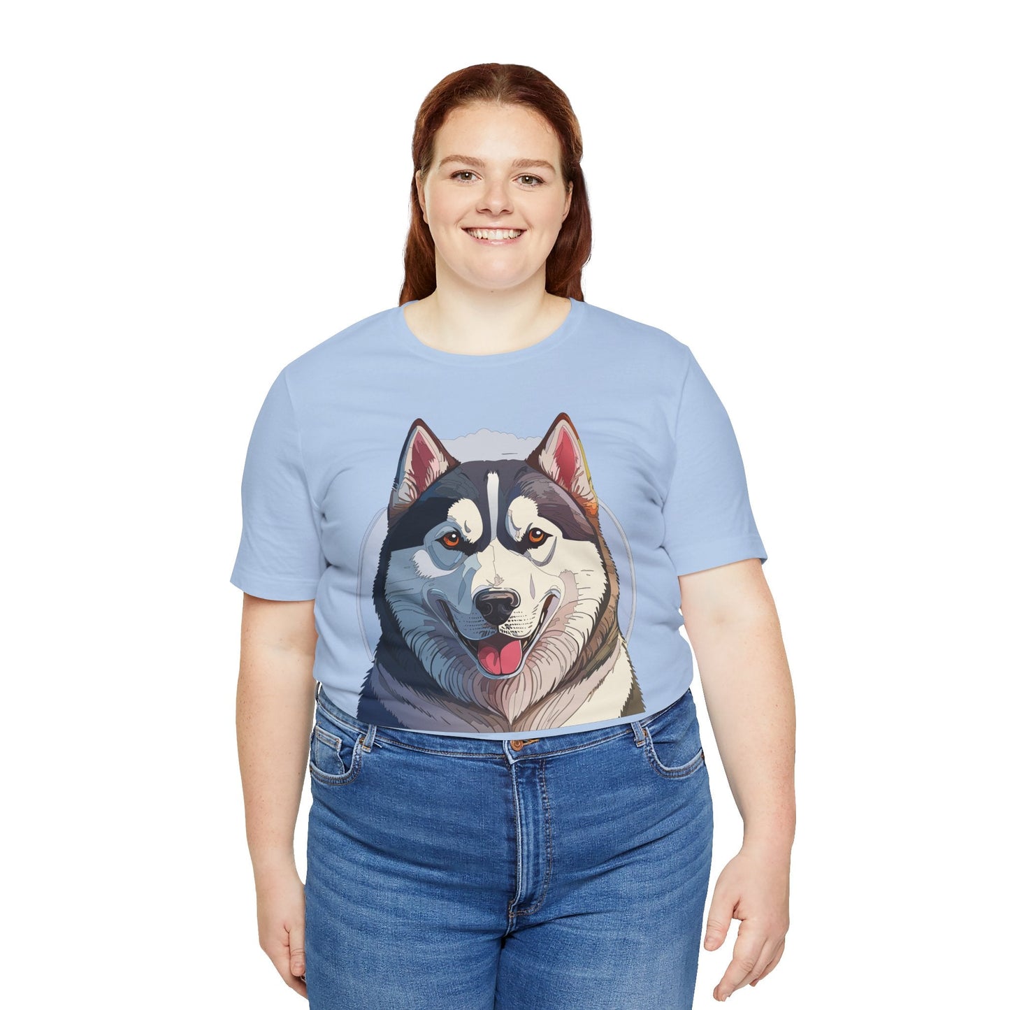 Unisex Animal Shirt Art Design Tee With Wild Animals Graphic Print Short Sleeve Style