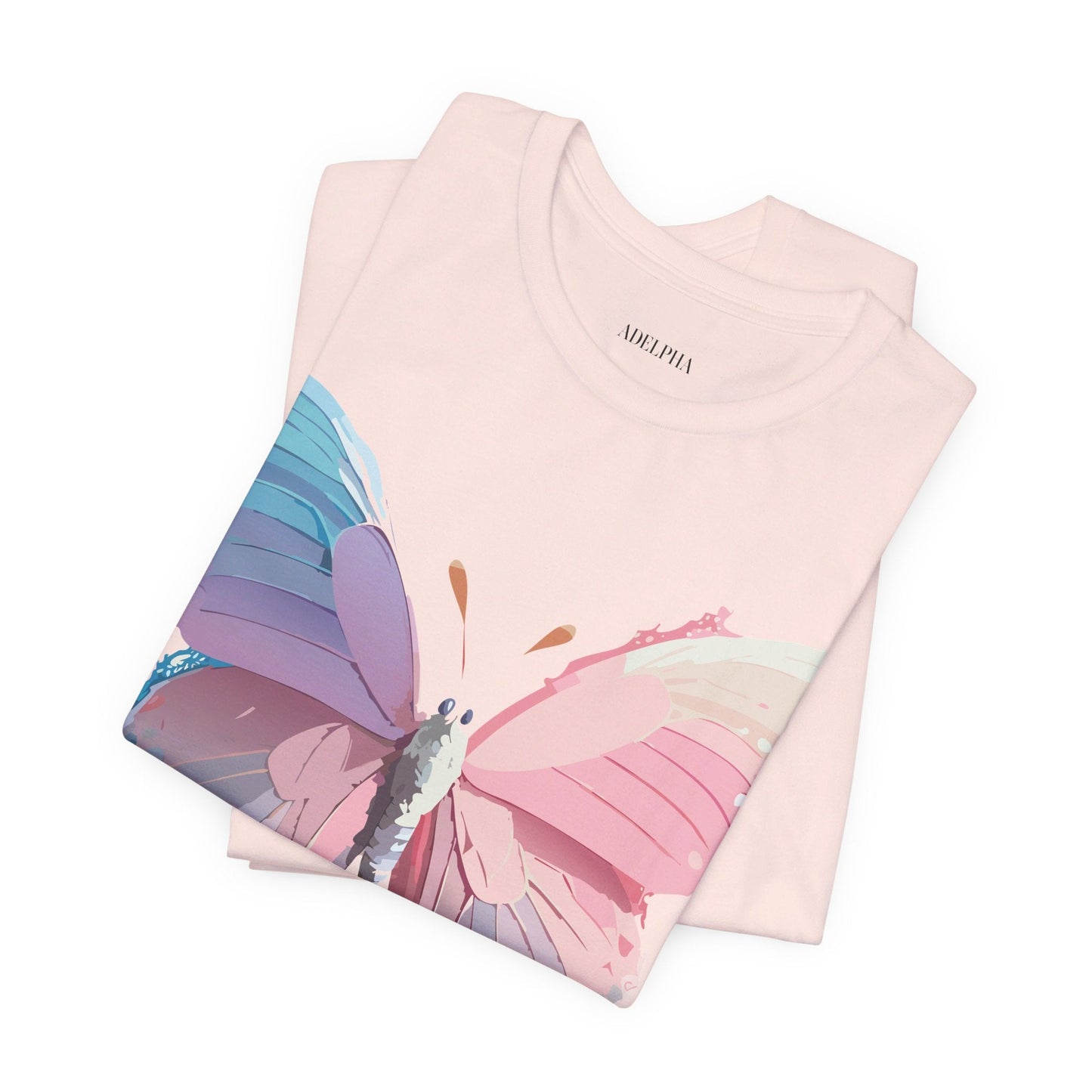 Butterfly Graphic Tee Unisex Vintage Inspired Art Design Adelpha