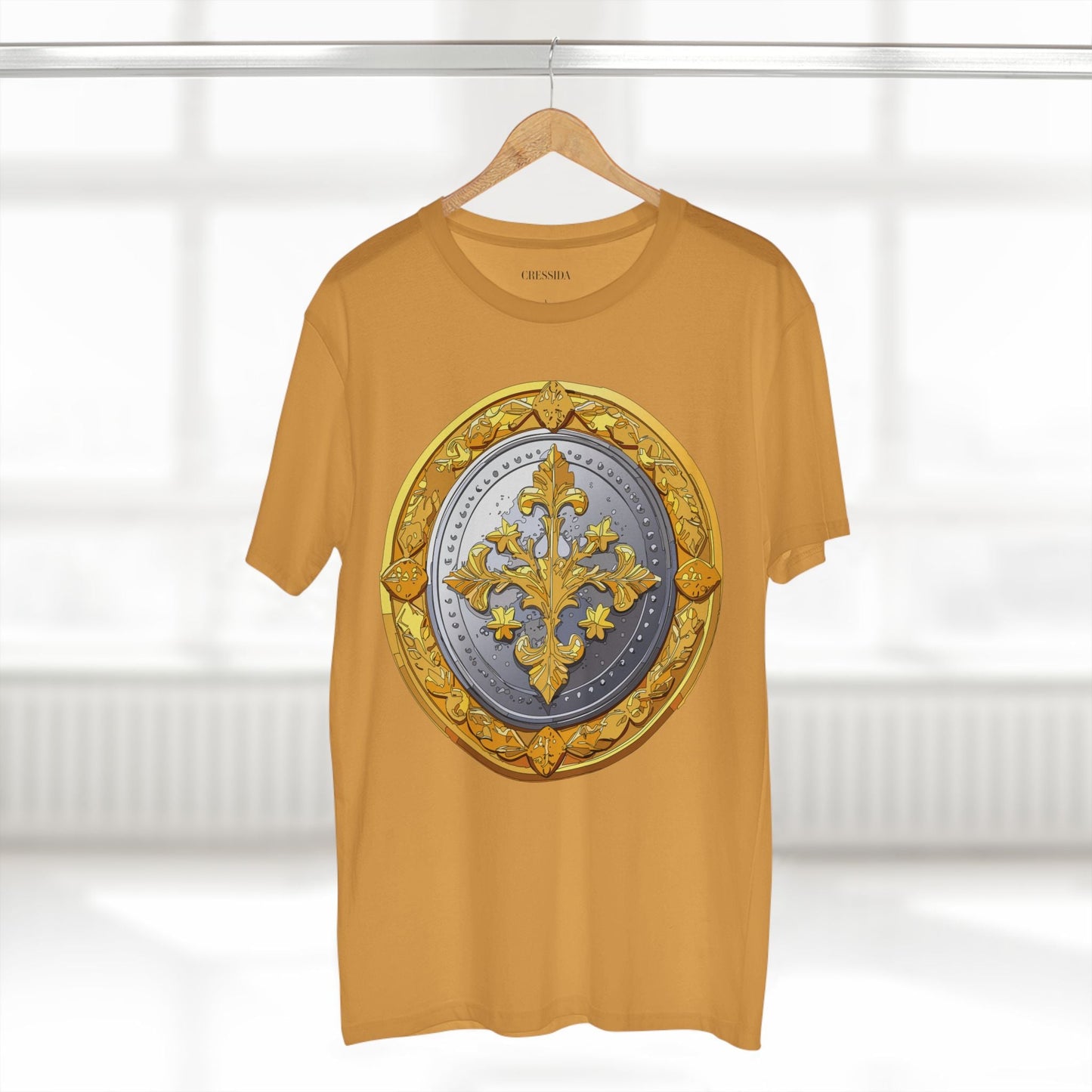 Antique Gold Coin Graphic Design T-Shirt Unisex 100 Cotton With Golden Print Artwork Tee 21