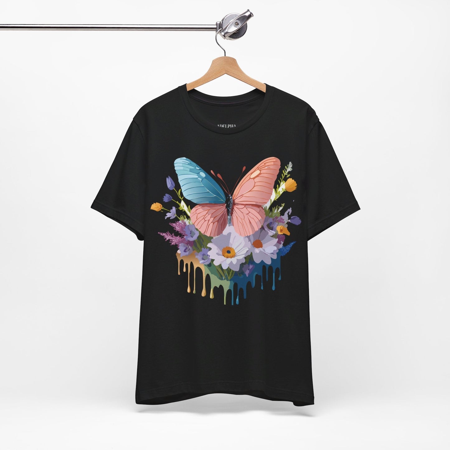 Butterfly Graphic Tee Unisex Adelpha Art Vintage Inspired Short Sleeve Shirt