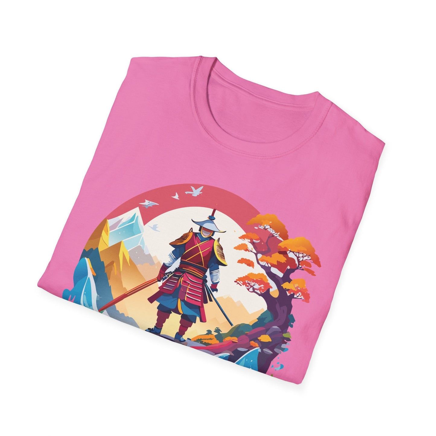 Samurai Shirt Gildan Softstyle 64000 Ring Spun Cotton Unisex Tee For Everyday Comfort