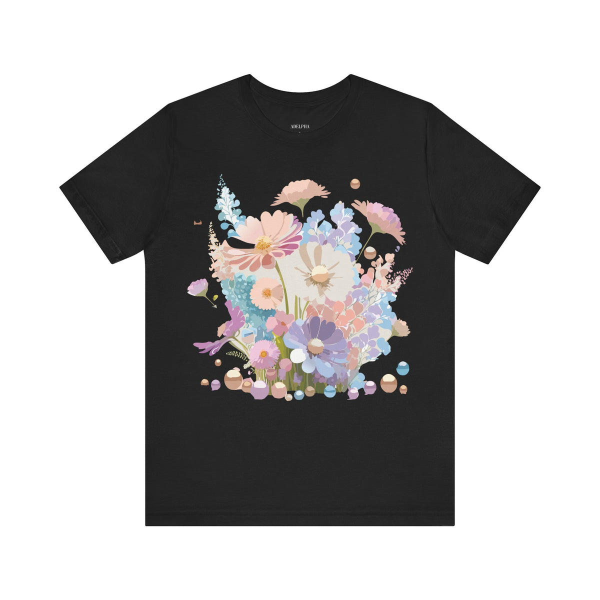 Floral Graphic Tee Shirt - Bella+Canvas Unisex 100 Cotton 15