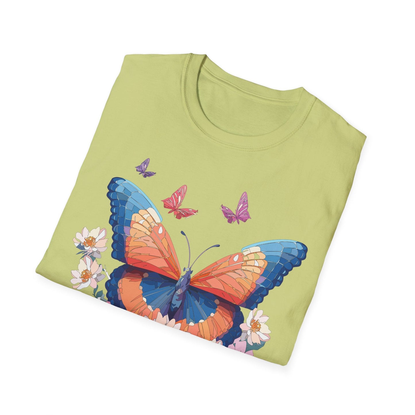 Monarch Butterfly Unisex Softstyle Tee Gildan 64000 Lightweight Breathable 100 Cotton Tee