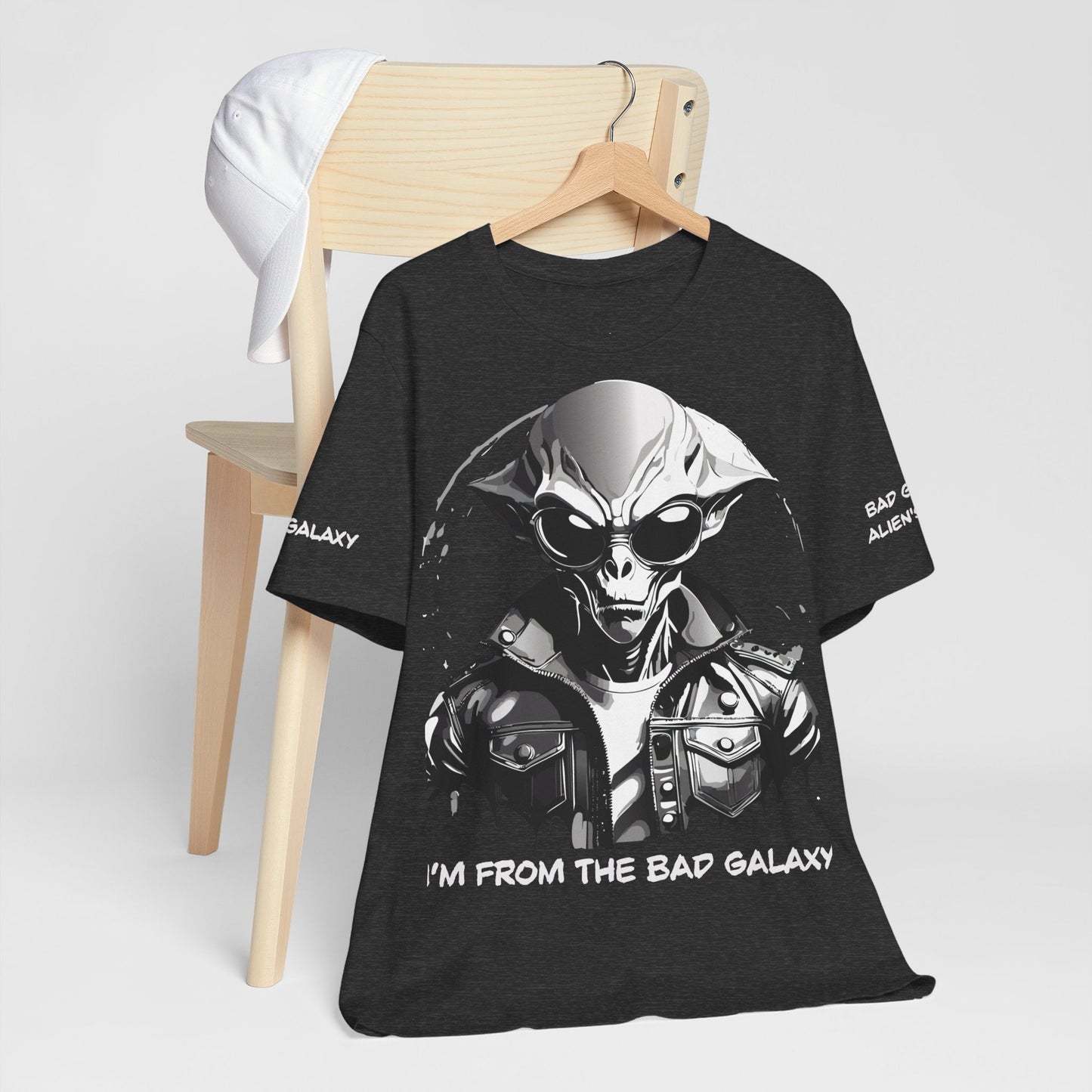 Alien Tee Shirt From Bad Galaxy Made To Order 100 Percent Cotton Lightweight Free Shipping