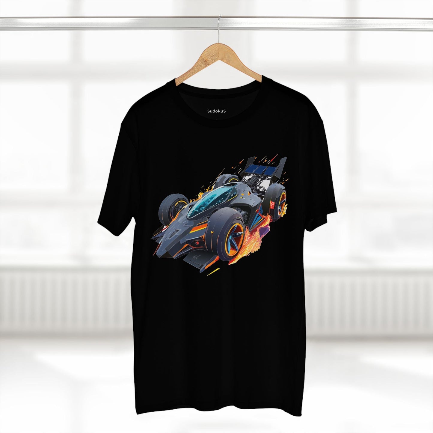 Car Graphic Unisex 100 Cotton Staple Tee 13