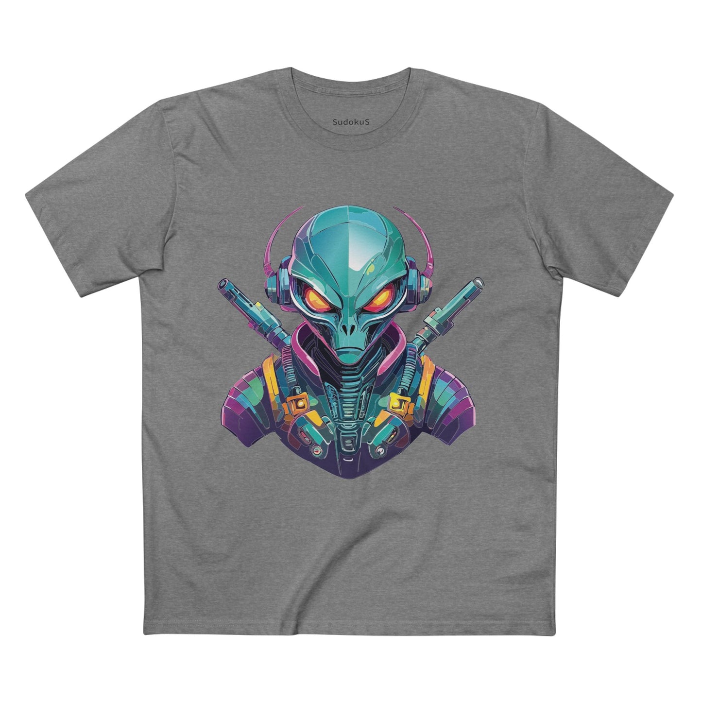 Aliens Graphic Unisex 100 Cotton Staple Tee 6