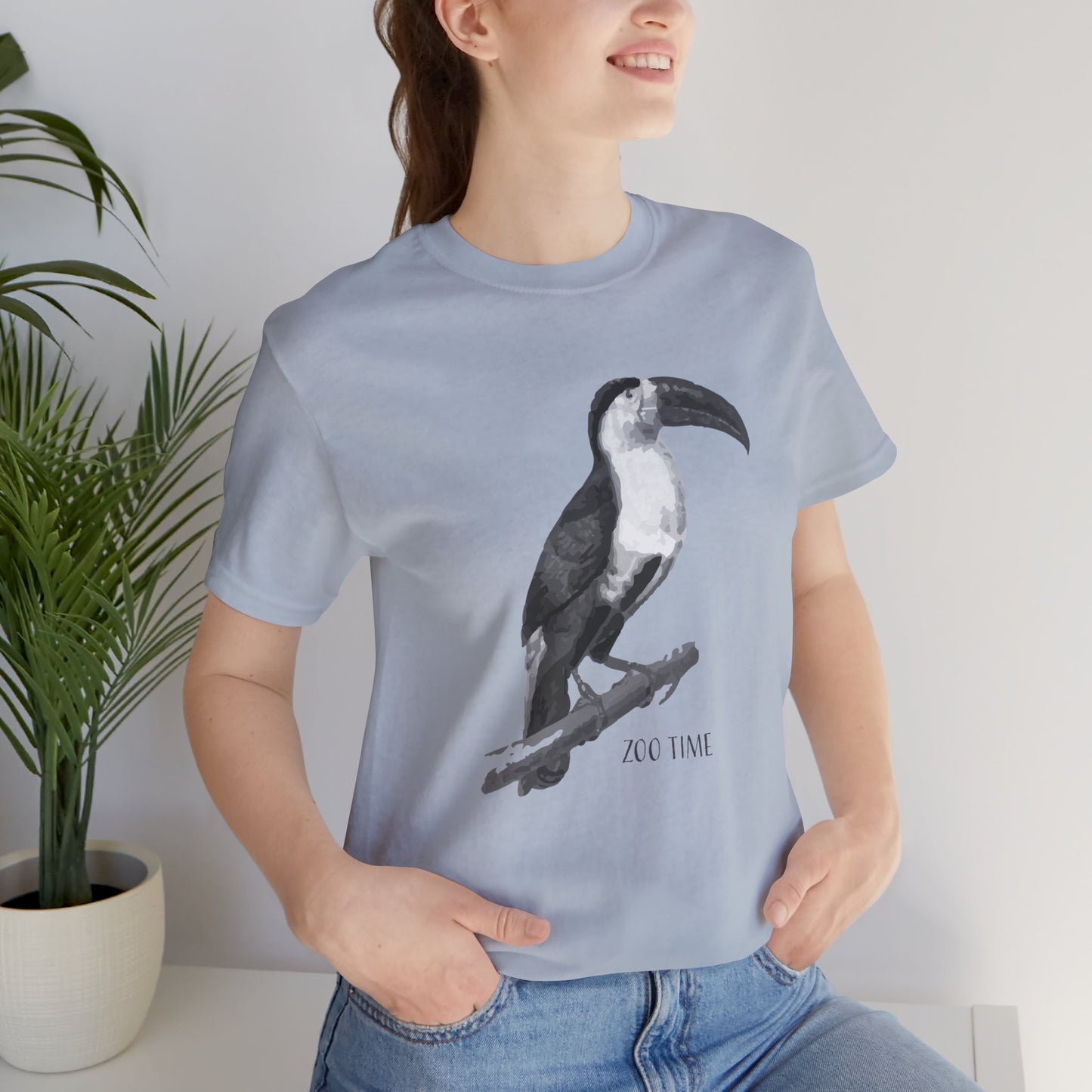 Unisex Tee Shirt with animals Print