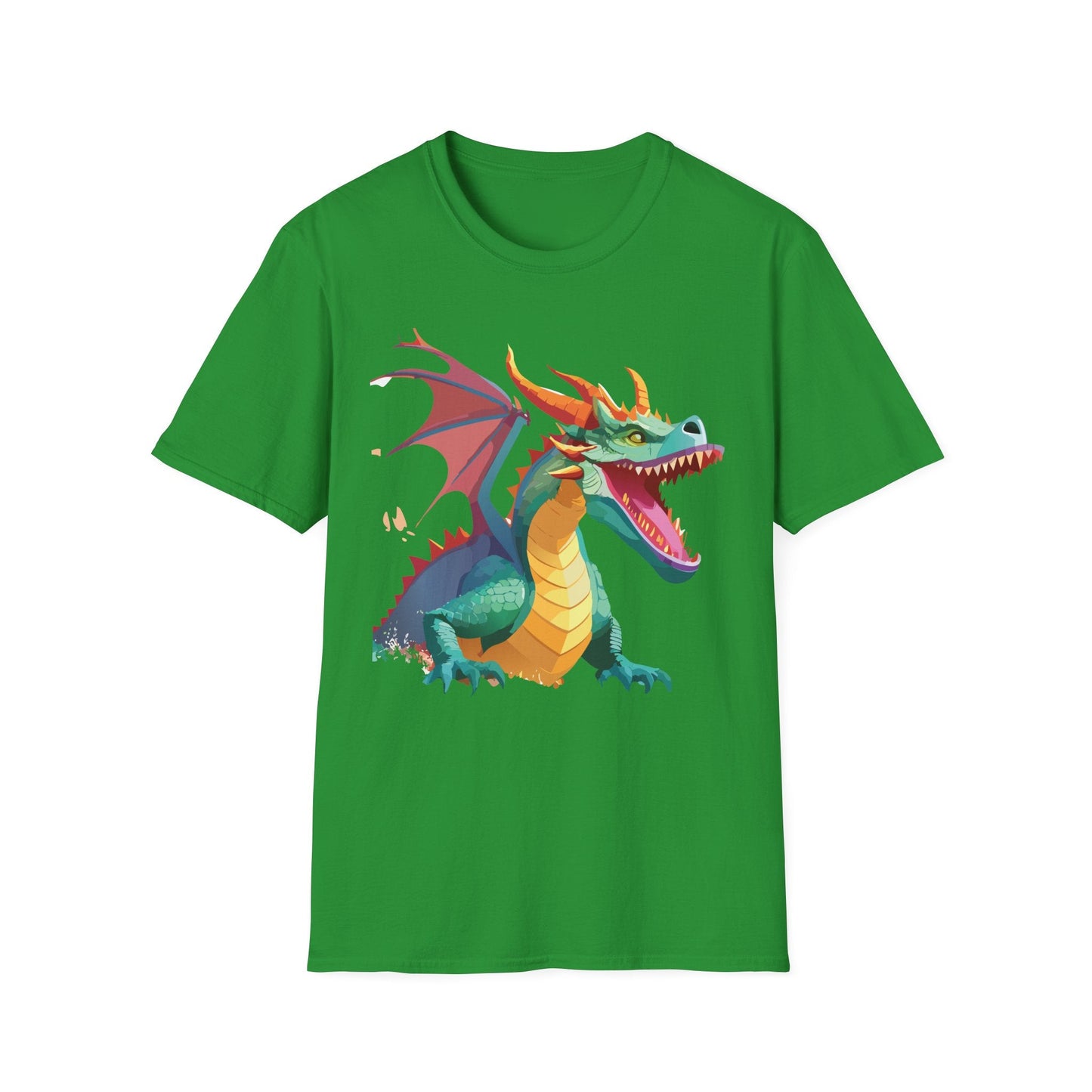 Dragon Graphic T Shirt Unisex Softstyle Cotton Tee Dragon Art Shirt For Men Women
