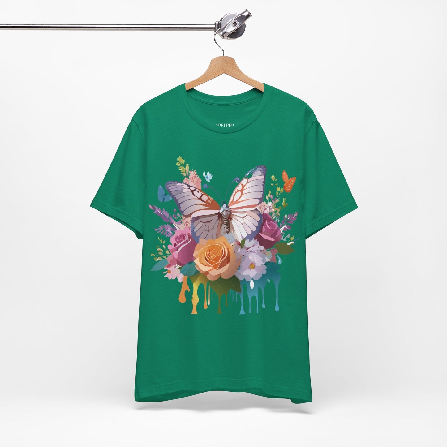 Adelpha Butterfly Graphic Tee Art Design Vintage Unisex Short Sleeve Shirt