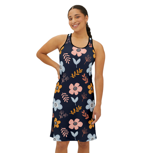 Sommerkleid mit floralen Prints