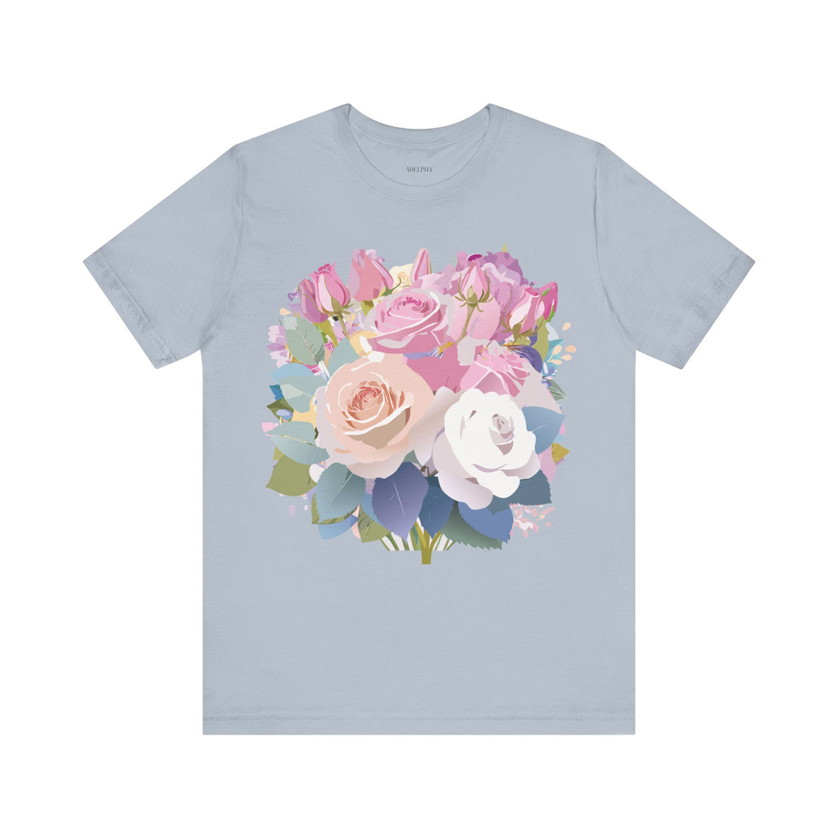 Floral Graphic Tee Shirt - Bella+Canvas Unisex 100 Cotton 19