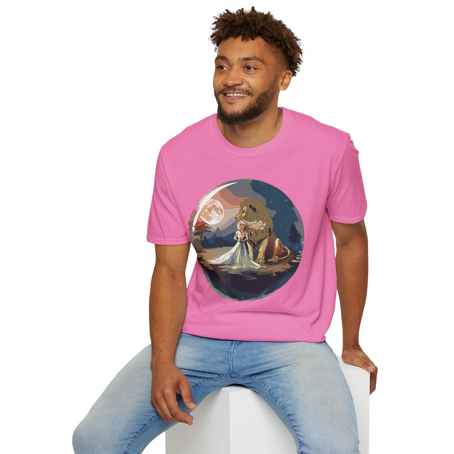 Womens Graphic T Shirt Art Design Unisex Softstyle 64000 Gildan Short Sleeve Tee