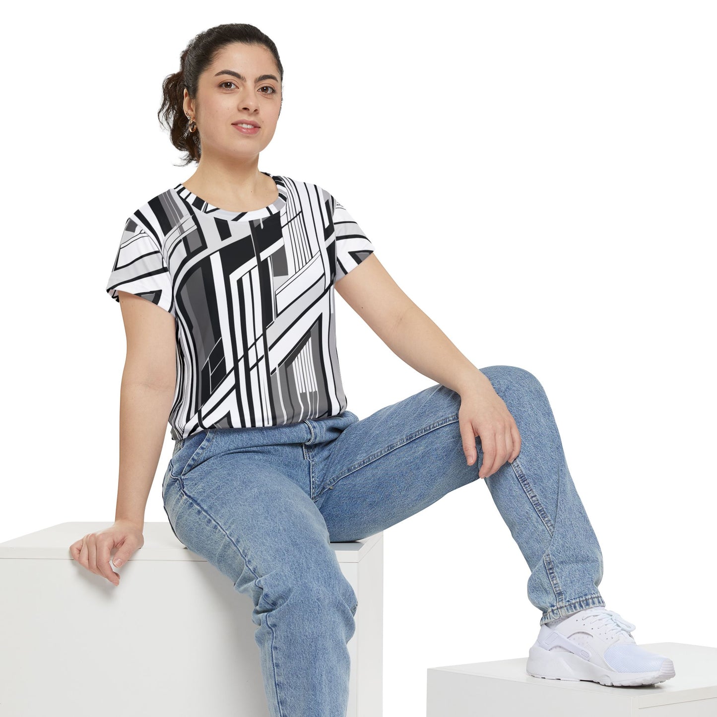 Abstract Print Shirt