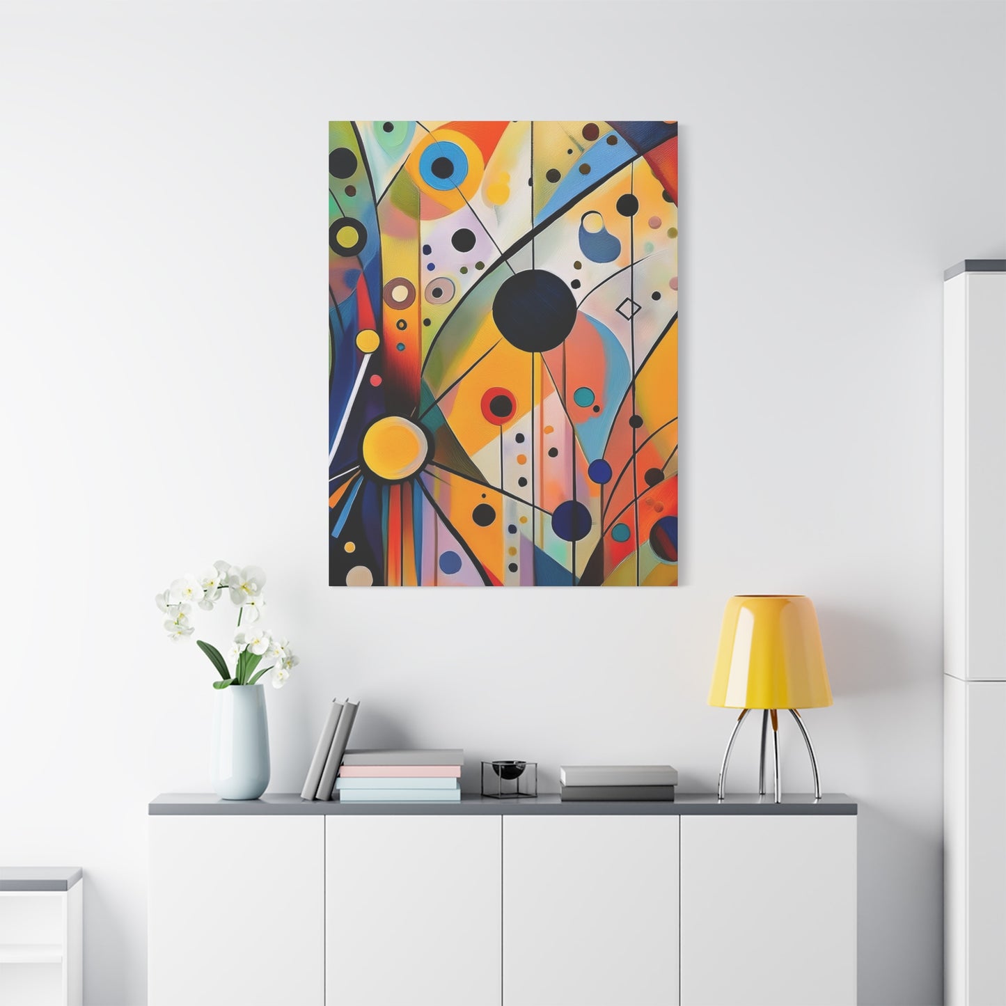 Abstract Oil Painting Print Canvas 20x24,20x30,24x30 24x32,24x36,30x40 32x48,36x48,40x60 Pine-Wood Inner Frame ABS-142