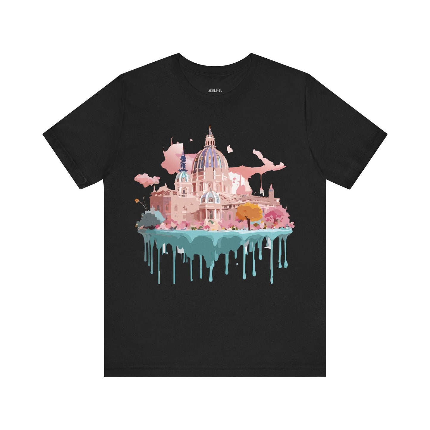 Vienna Tourist Graphic Tee Unisex Jersey Short Sleeve Vintage Inspired Artwork by Adelpha