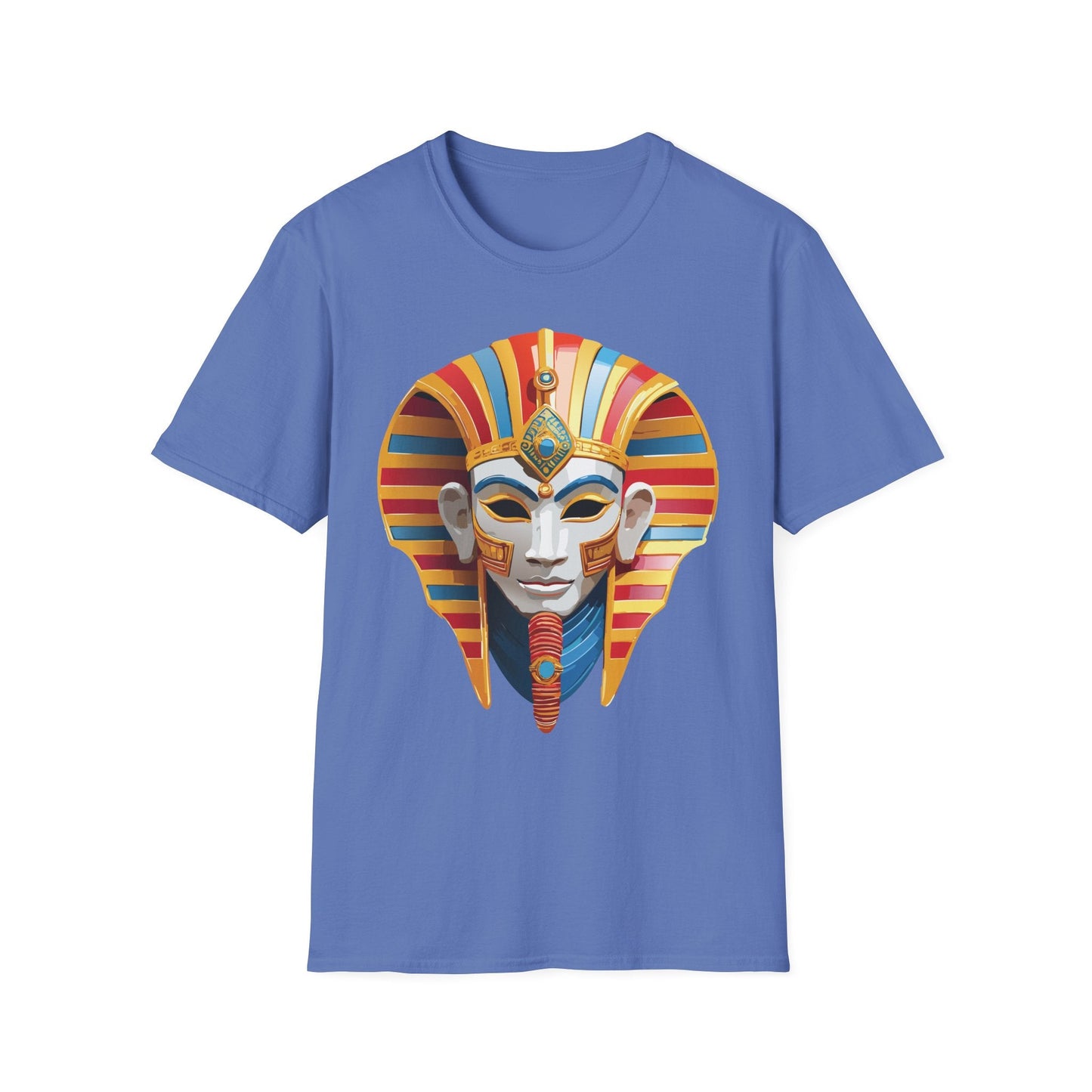 Mask Tee Shirt Unisex Art Design Masquerade Tee Gildan Softstyle 64000 Lightweight Cotton