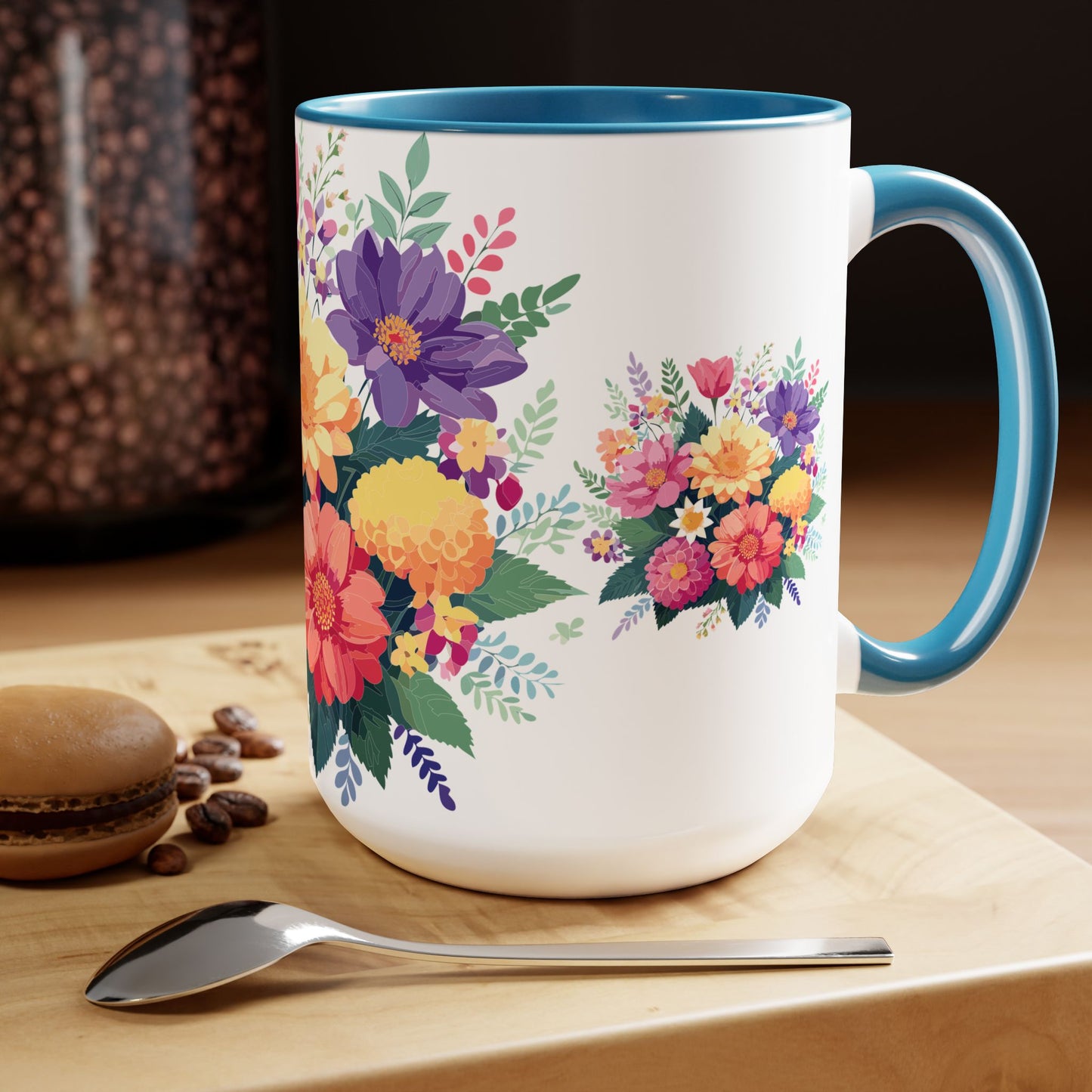 Floral Mug, Floral Cup