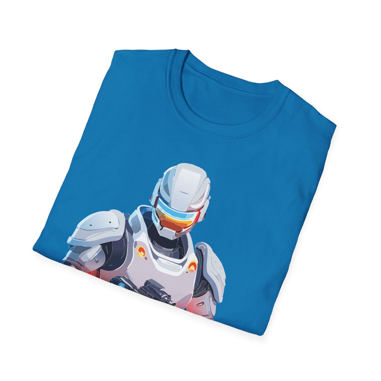 Robocop Themed Unisex Softstyle T Shirt With Robocop Art Design Cotton Tee Premium Comfort