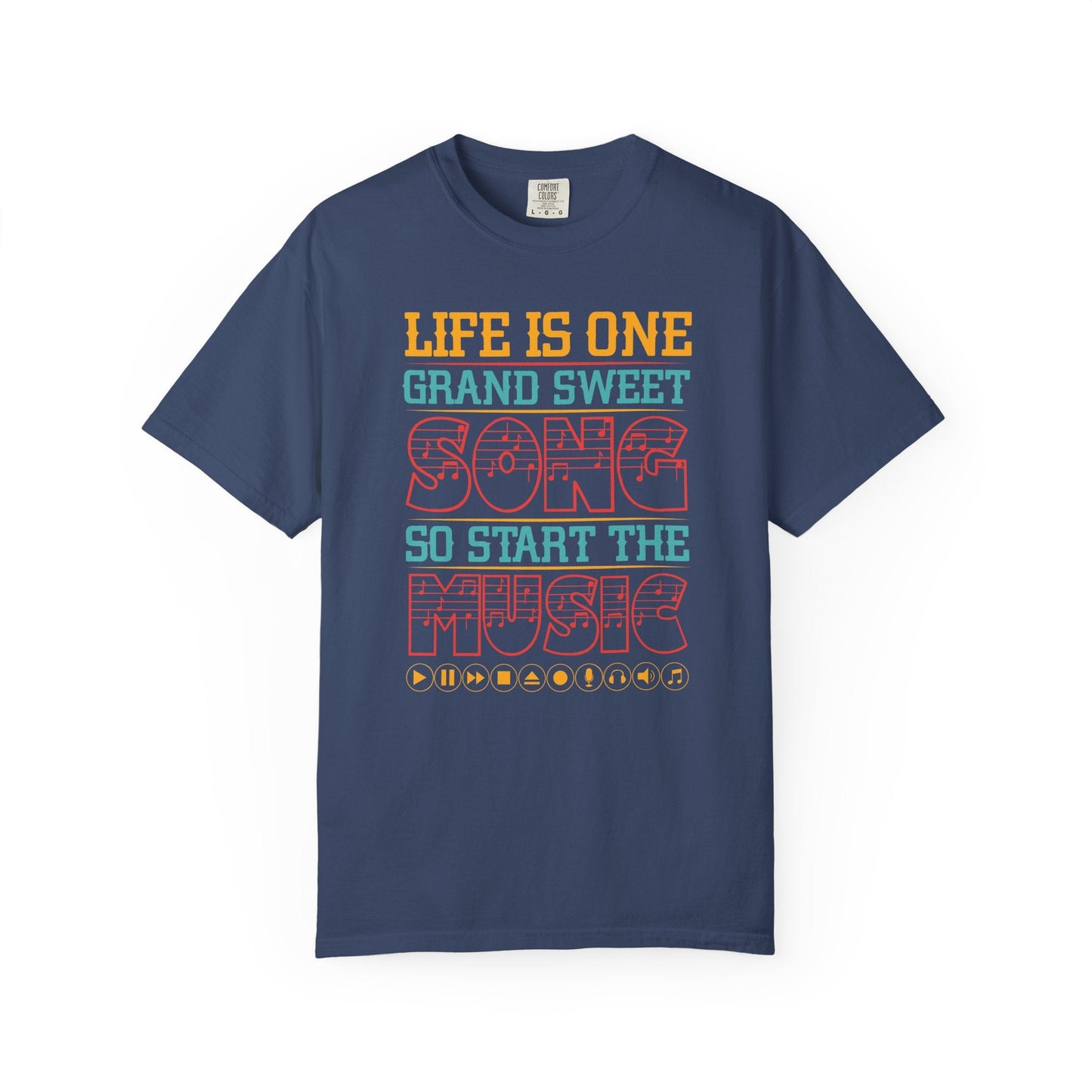 Music Graphic Design Unisex Cotton T-shirt 023
