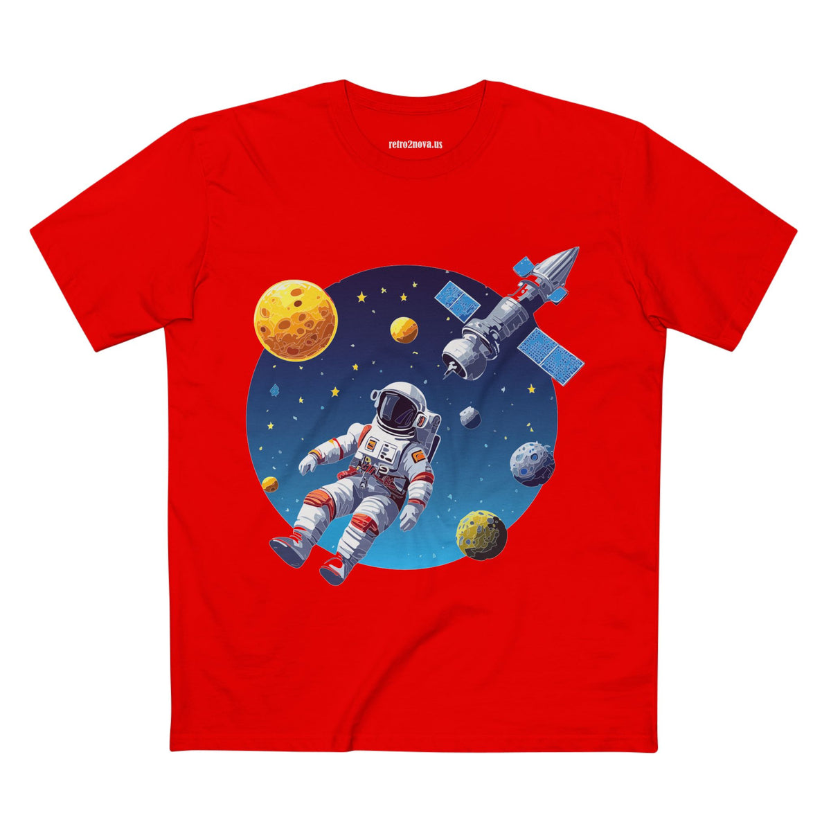 Cosmos Astronaut Graphic Tee Staple Unisex 100 Cotton Tee Shirt - CS-22