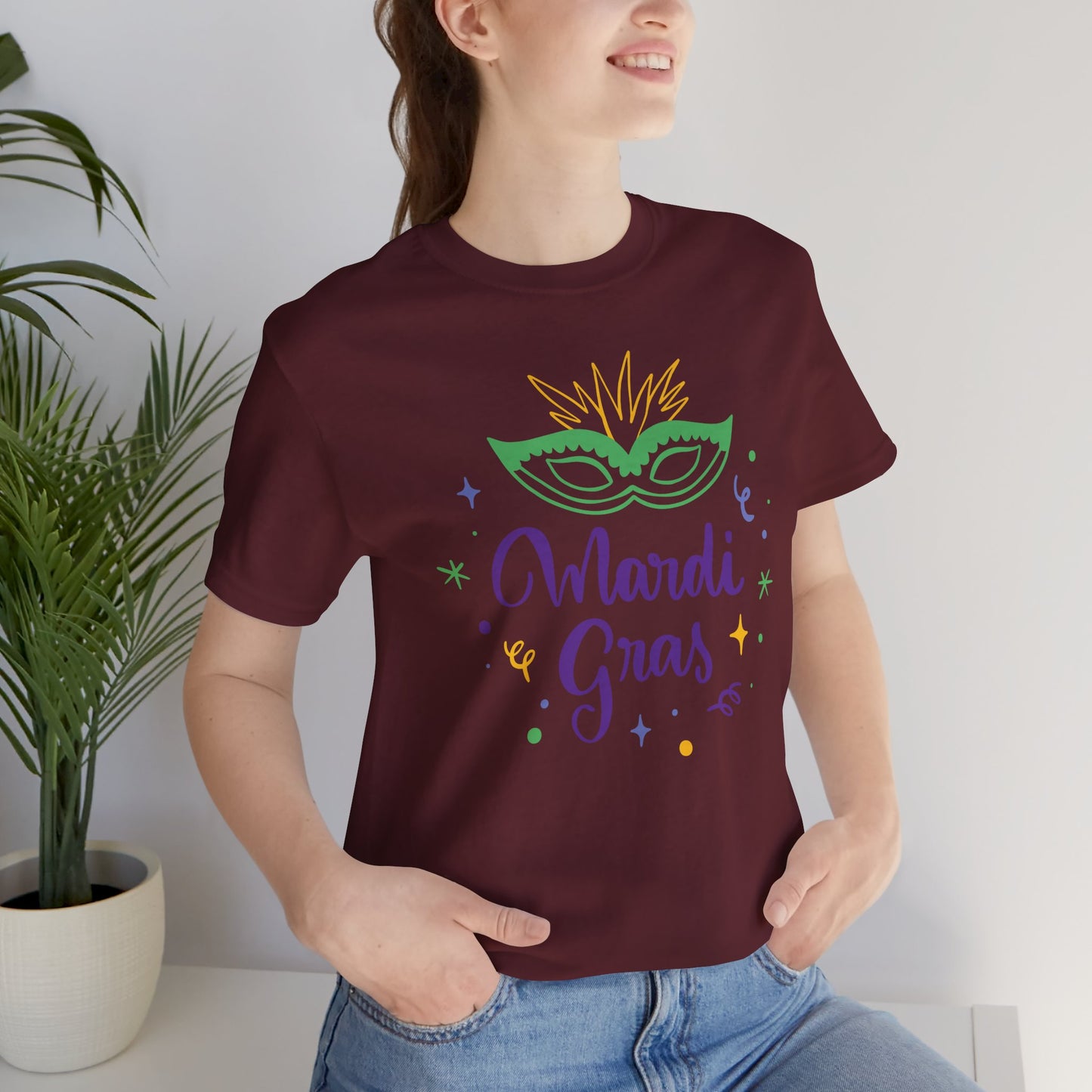 Camiseta unisex de algodón para carnaval