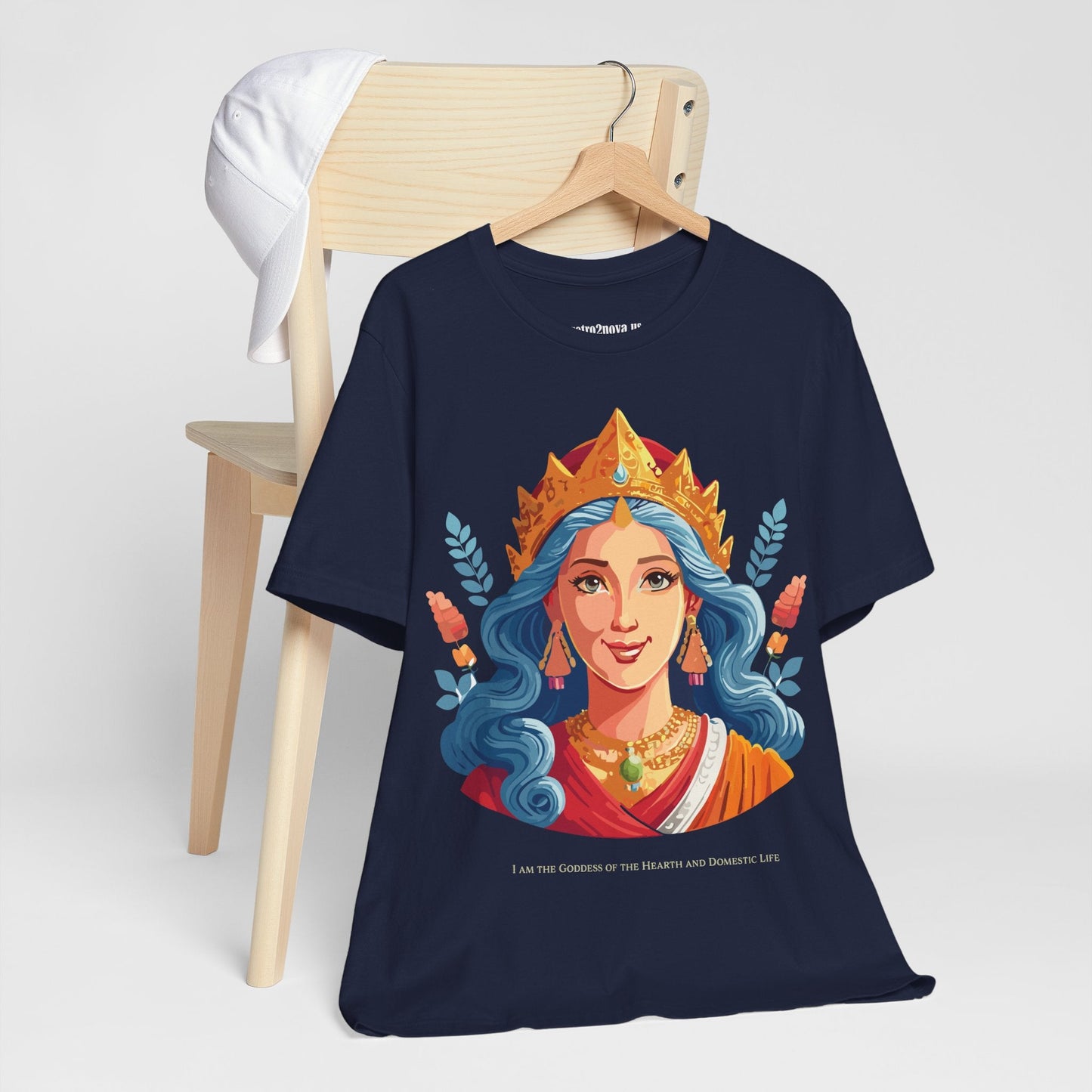 Goddess Graphic Cotton T Shirt Unisex Jersey Short Sleeve Original Art by Retro2Nova