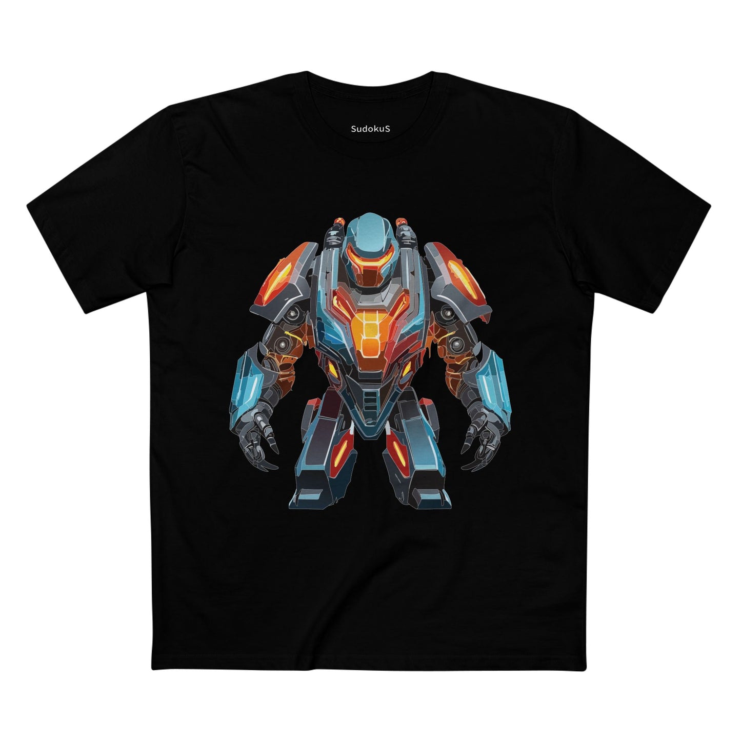 Cyborg Robot Graphic Unisex 100 Cotton Staple Tee 19