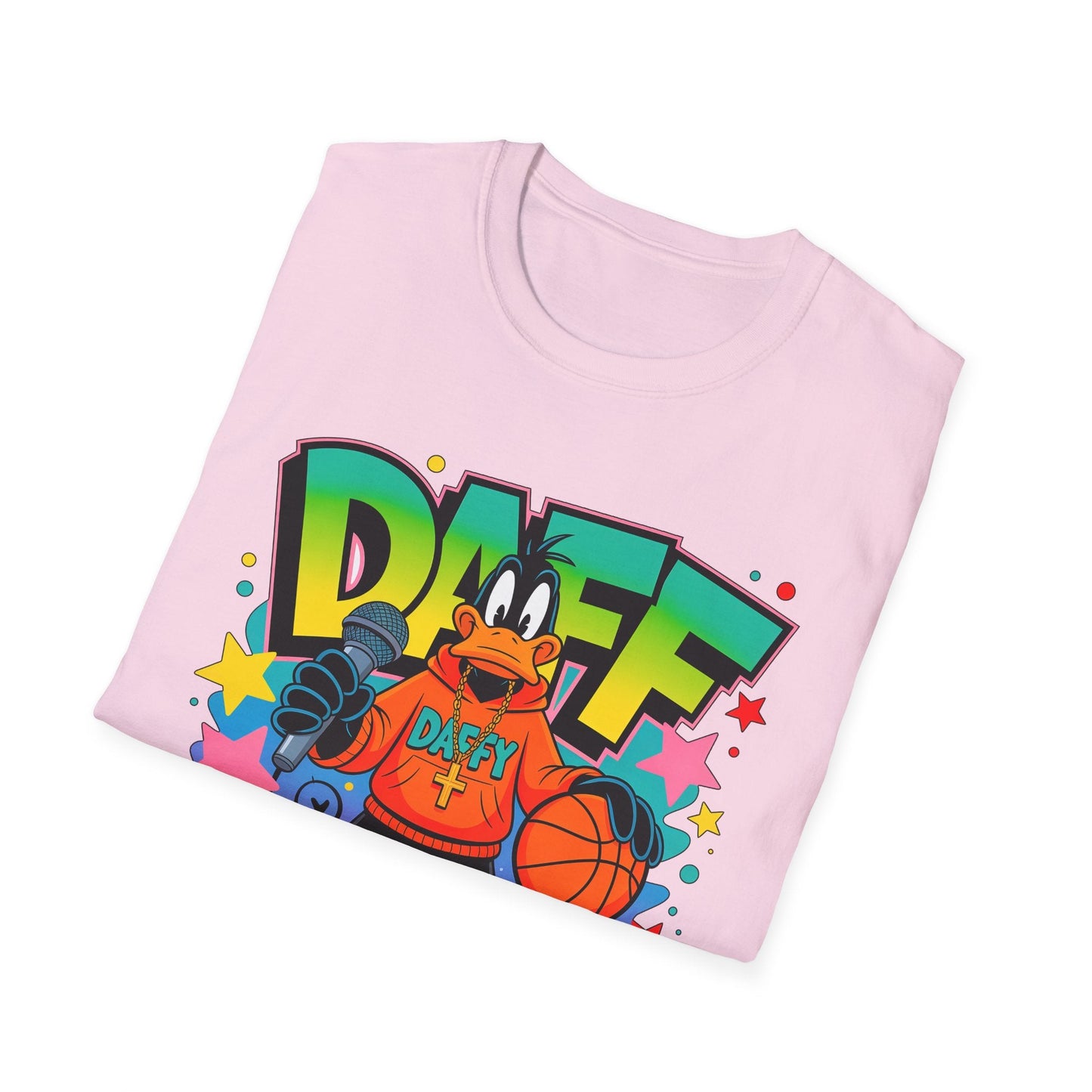 Unisex Cartoon T Shirt With Animation Design Funny Animals Tee Gildan Softstyle 64000