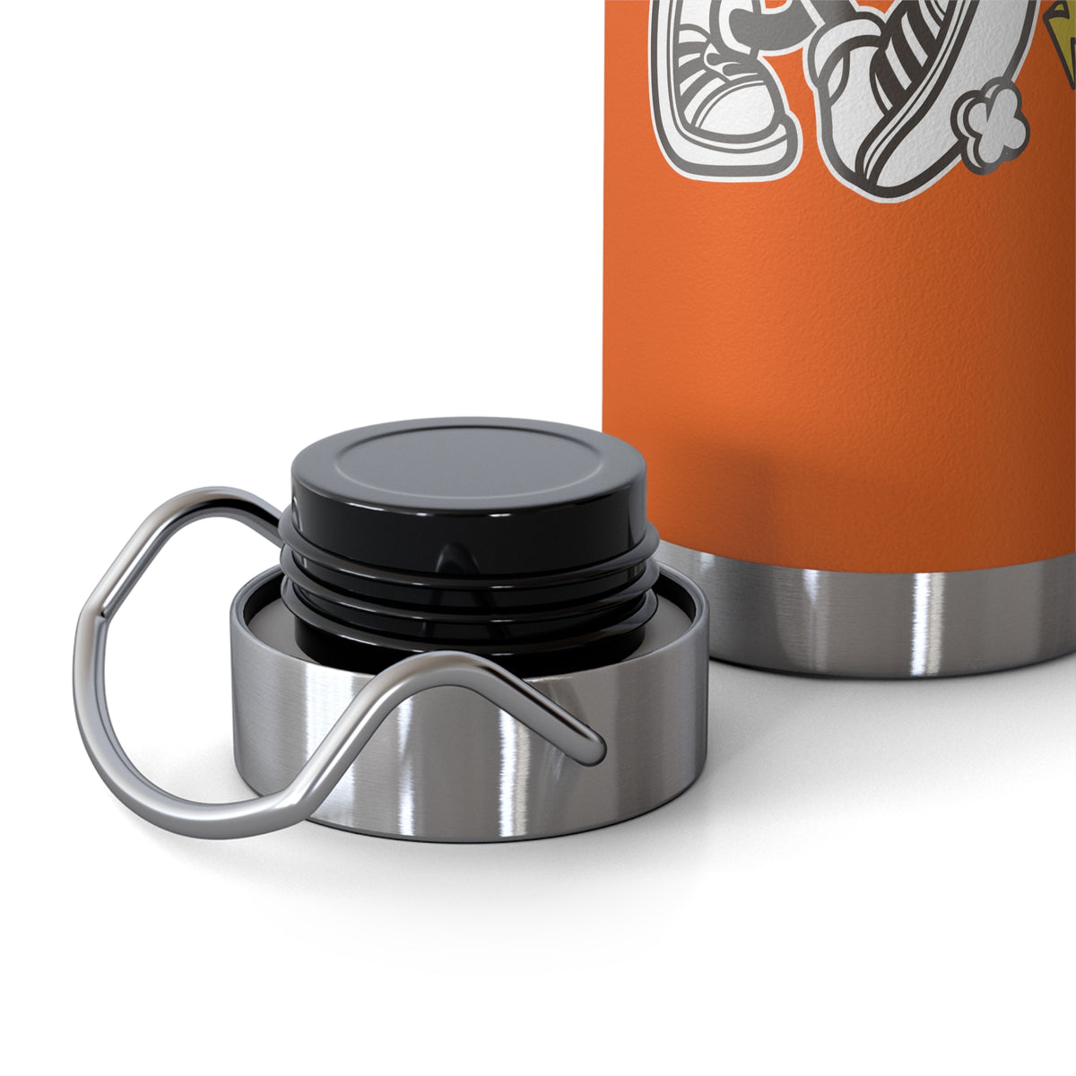 22oz Copper Insulated Water Bottle with Cartoon Design - CV24
