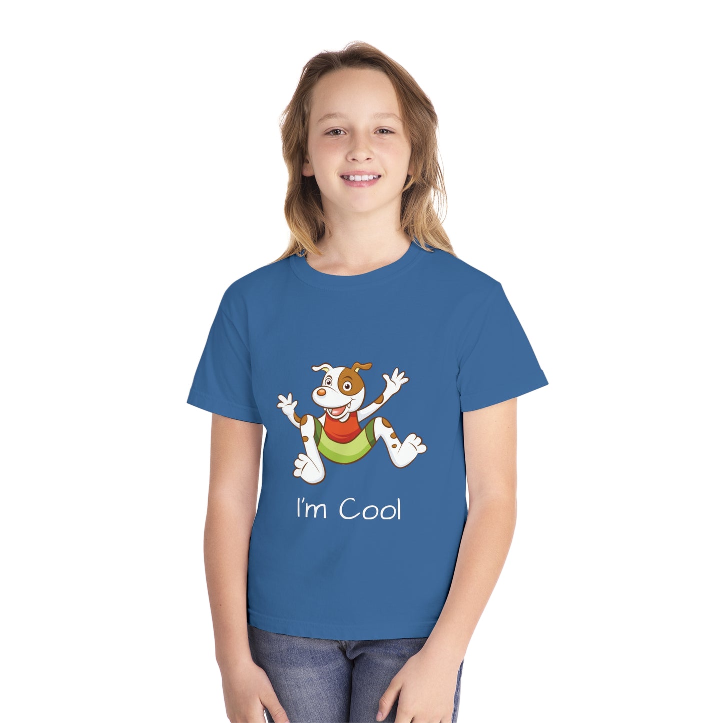 Camiseta juvenil con perro genial