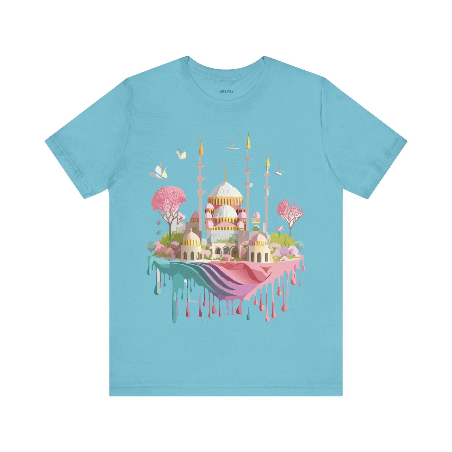 Istanbul Tourist Shirt Graphic Tee Unisex Jersey Short Sleeve Vintage Inspired Art Adelpha
