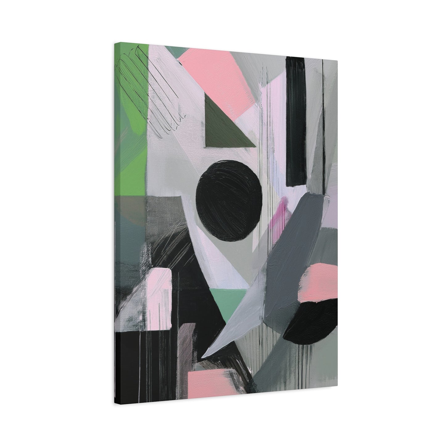 Abstract Geometric Painting Print Canvas 20x24,20x30,24x30 24x32,24x36,30x40 32x48,36x48,40x60 Pine-Wood Inner Frame ABS-40