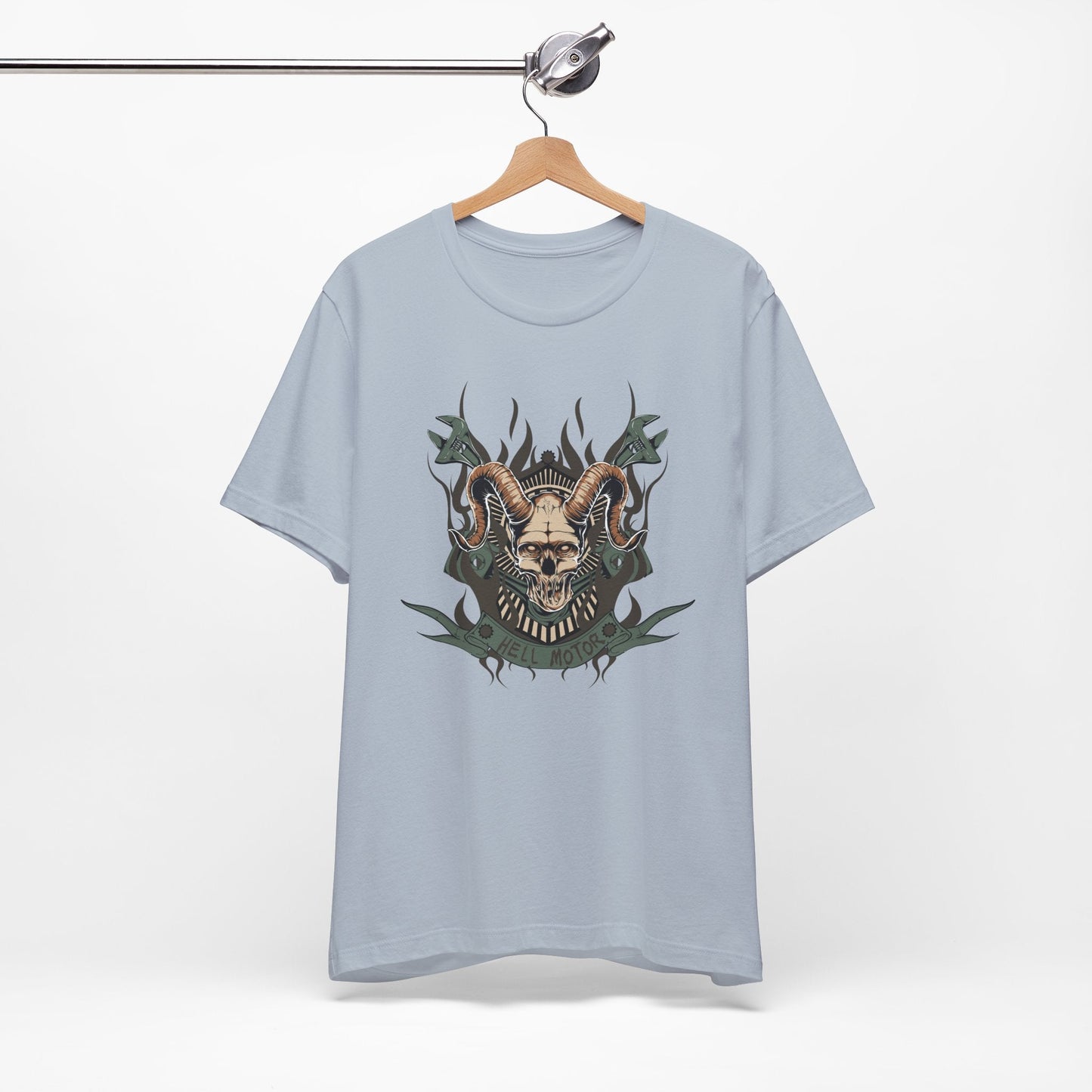 Gothic Skull Graphic Design Unisex Cotton Tee Art-49