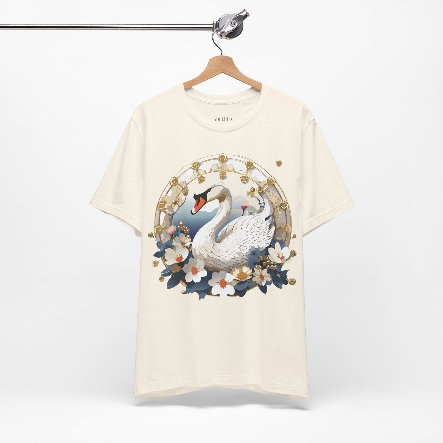Adelpha Medallion Graphic Tee Unisex Jersey Short Sleeve Art Design Shirt Premium Comfort