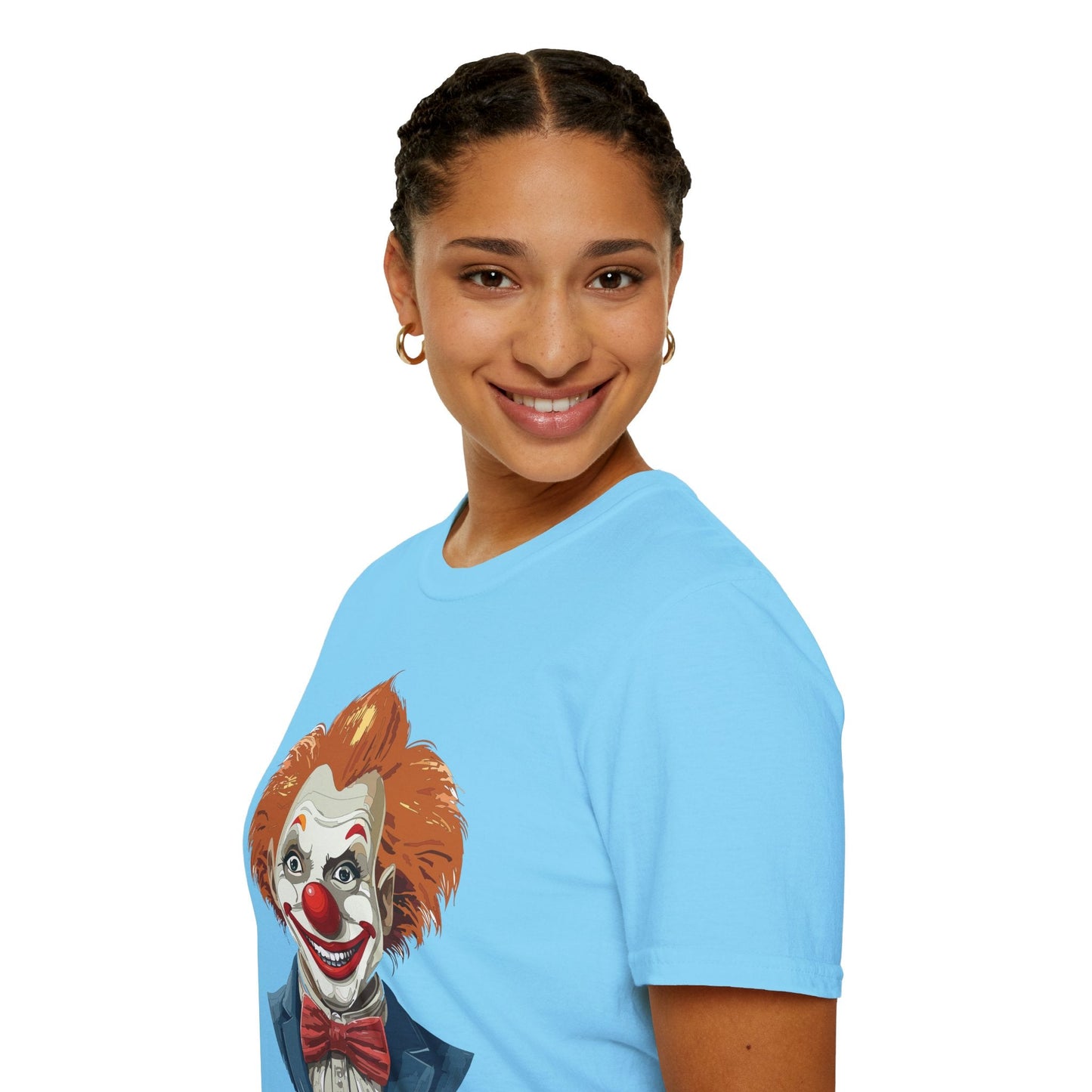 Clown Shirt Unisex Funny Man Circus Tee Softstyle Gildan 64000 Short Sleeve Shirt Premium