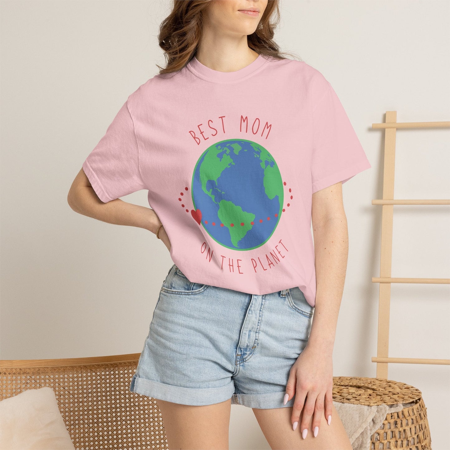 Mom T-shirt Mother's Day Mama Tee Unisex Comfort Colors Garment-Dyed Cotton h33