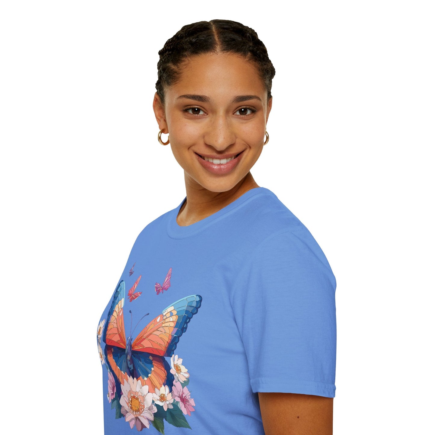 Monarch Butterfly Unisex Softstyle Tee Gildan 64000 Lightweight Breathable 100 Cotton Tee