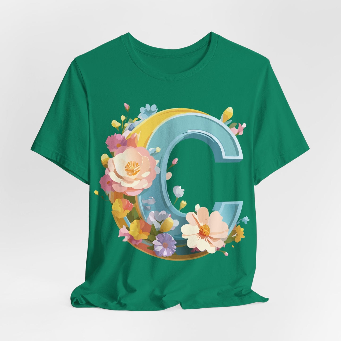 Adelpha Letter C Shirt Graphic Tee Unisex Short Sleeve Art Design Vintage Inspired Casual Wear