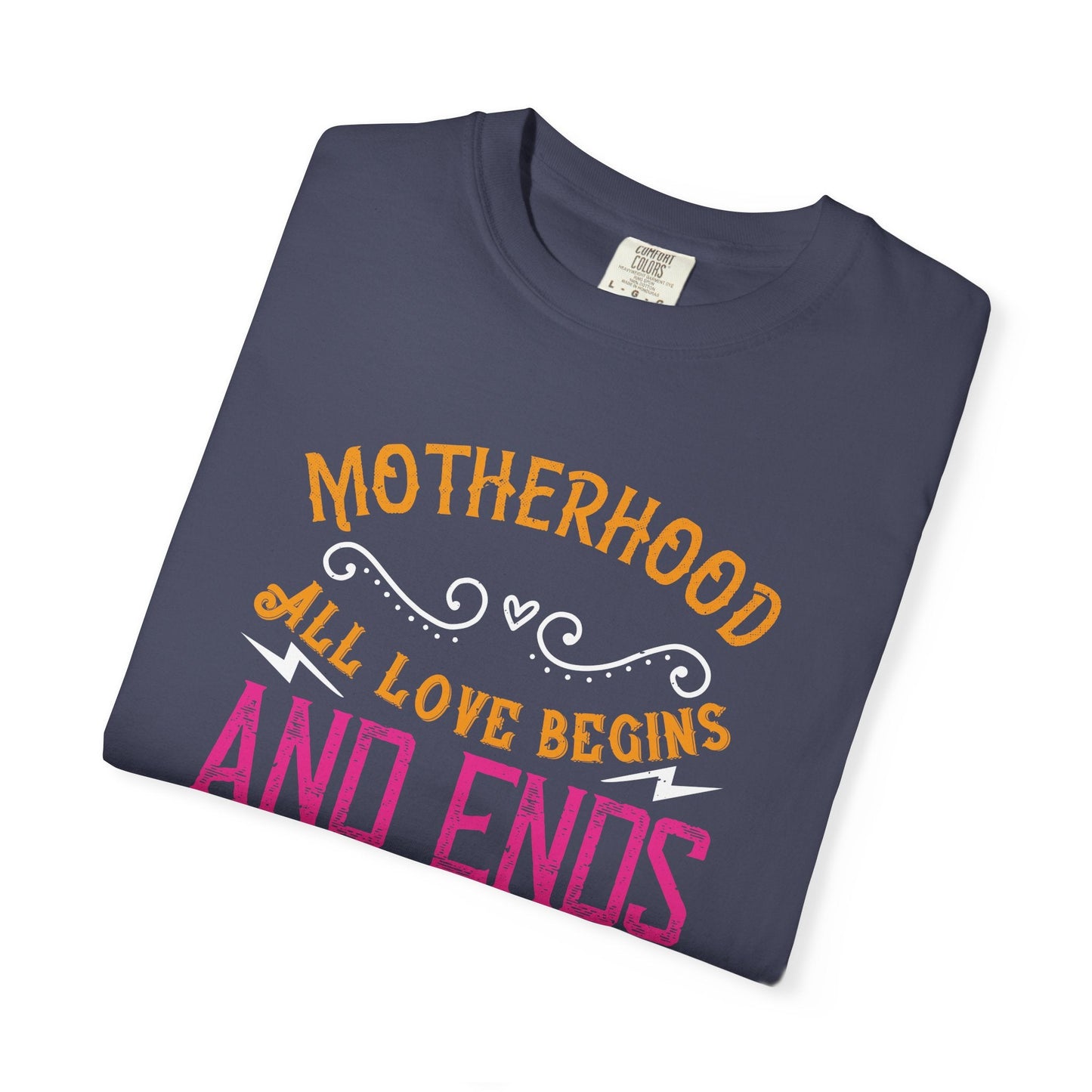 Mom T-shirt Mother Day Mama Tee Unisex Comfort Colors Garment-Dyed Cotton h85
