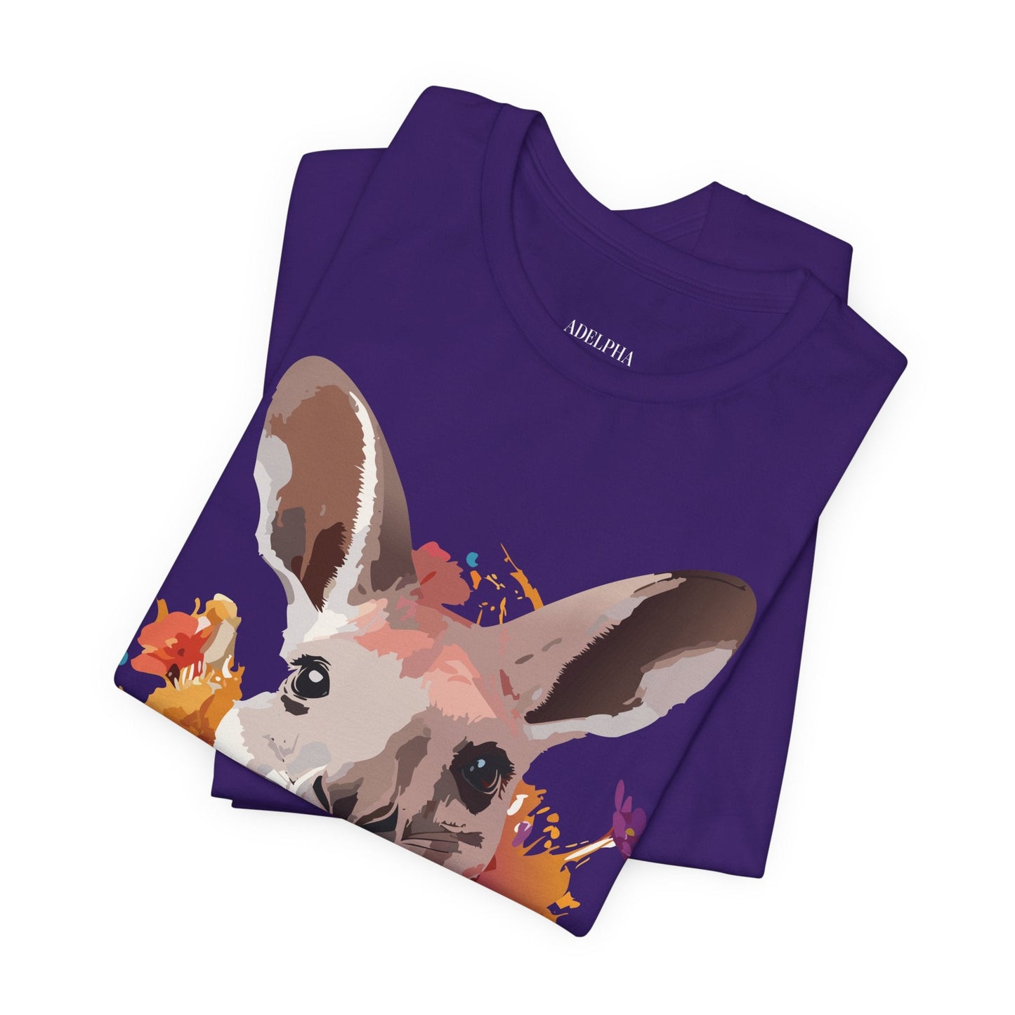 Kangaroo Graphic T Shirt Unisex Adelpha Art Design Vintage Inspired Tee With Original Artwork