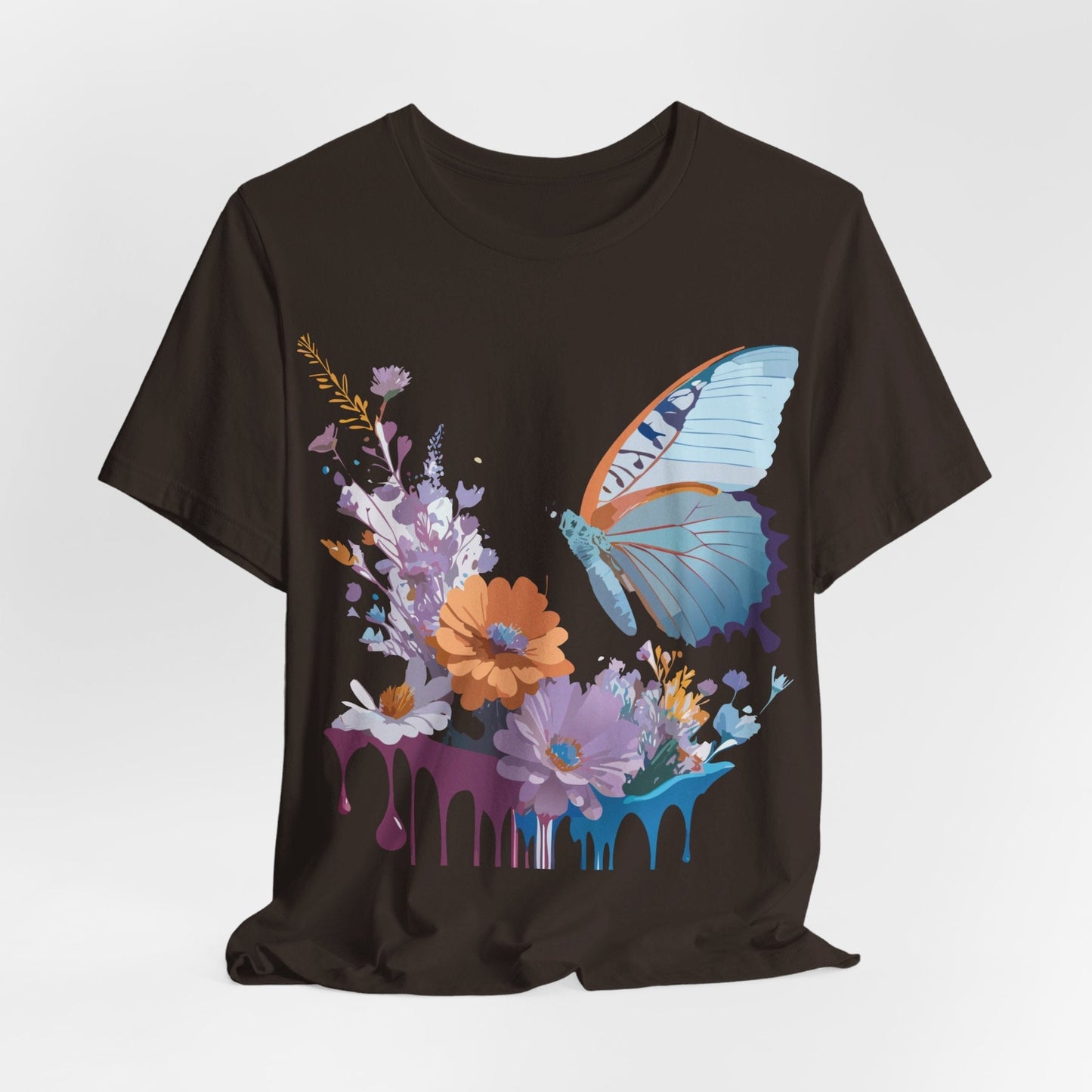 Butterfly Graphic Tee Unisex Jersey Short Sleeve Vintage Inspired Adelpha Art