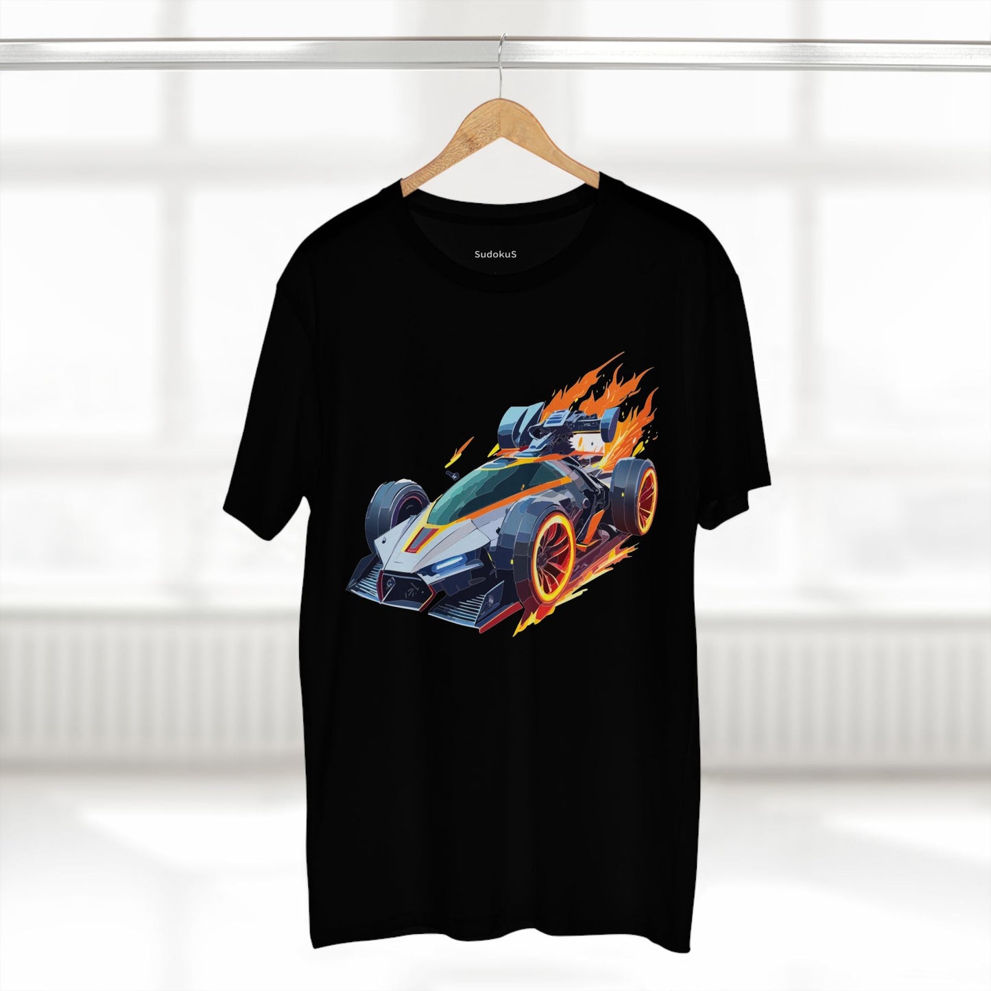 Car Graphic Unisex 100 Cotton Staple Tee 18